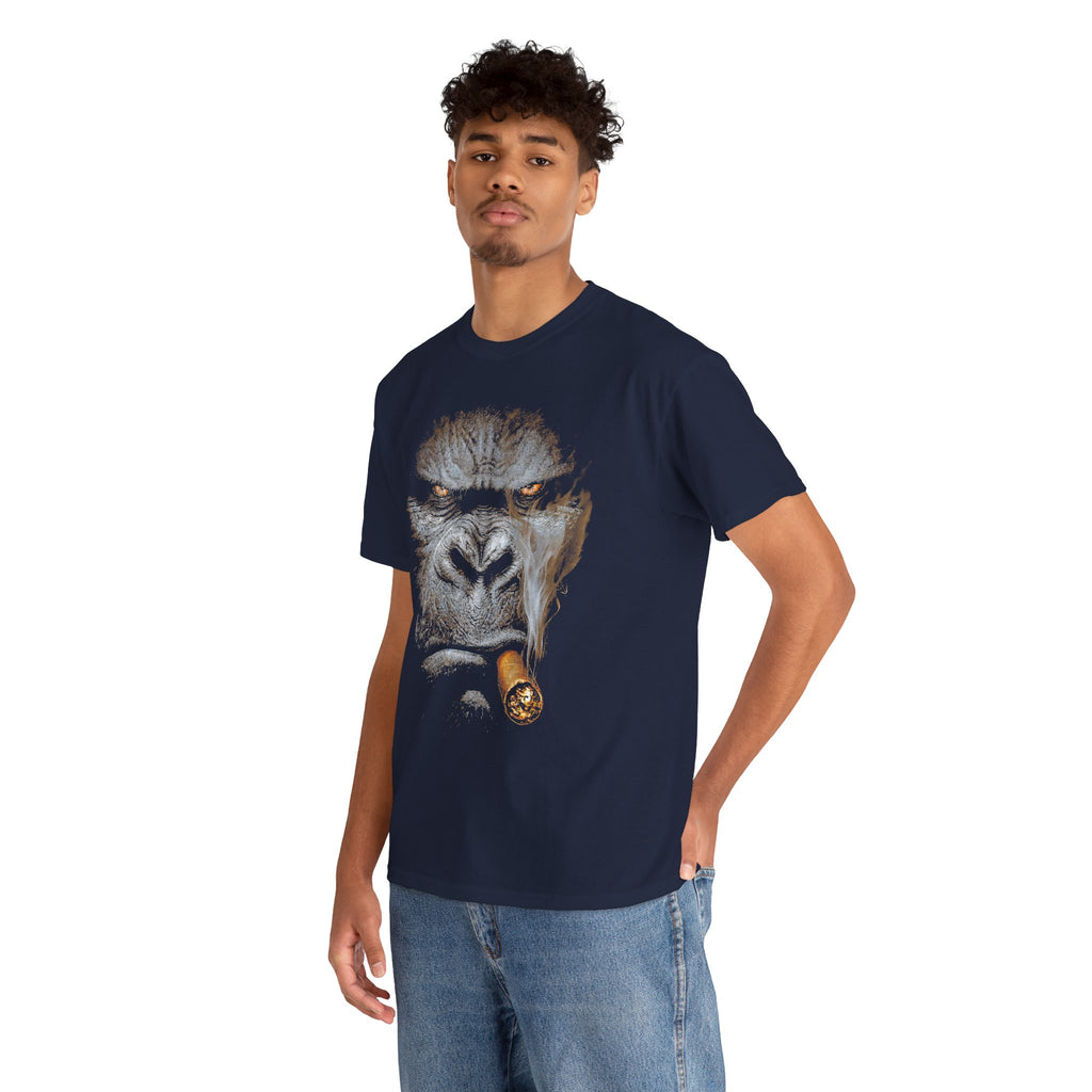 Gorilla Cigar Tee — Bold Primate Graphic T‑Shirt