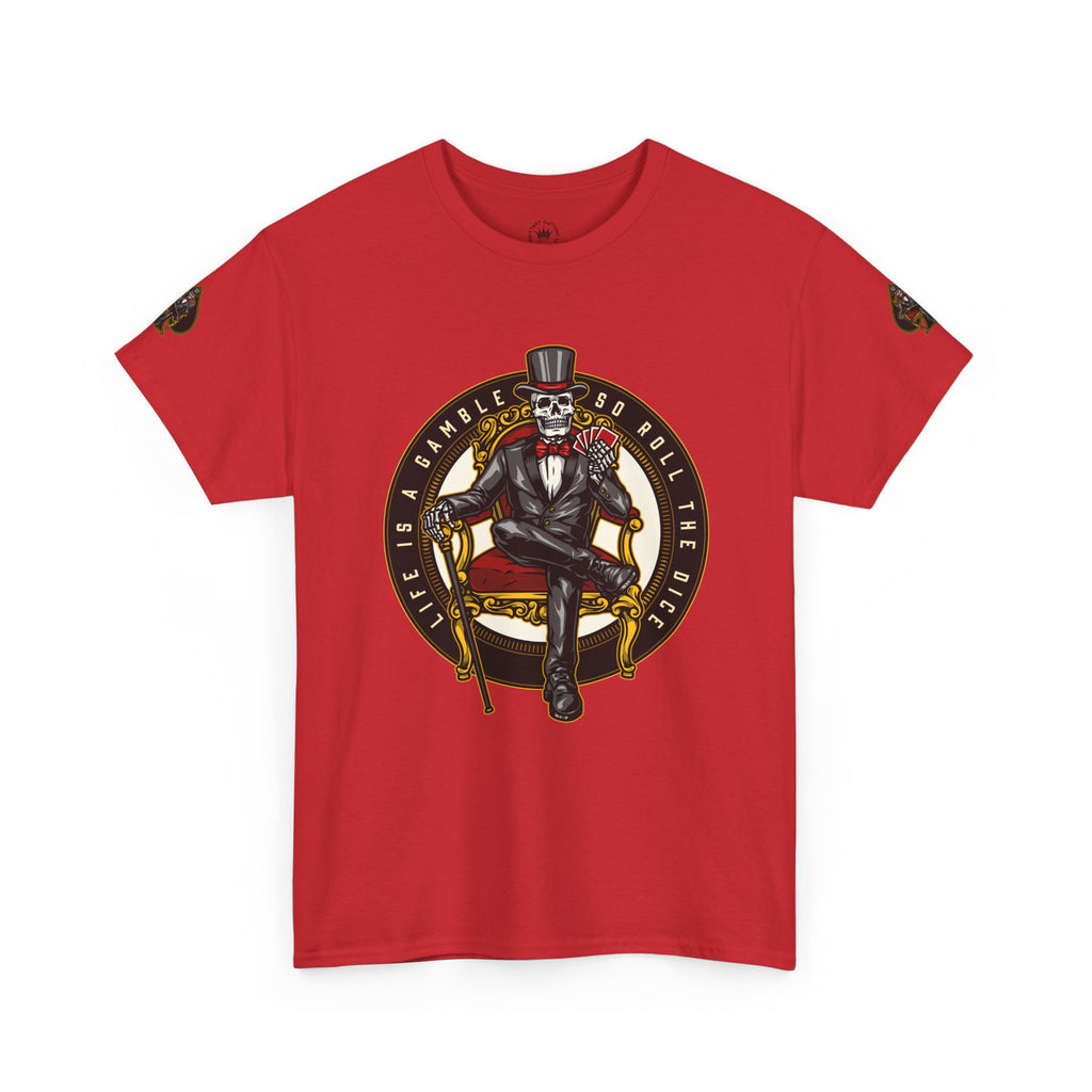 Life Is A Gamble - Top Hat Skeleton T-Shirt