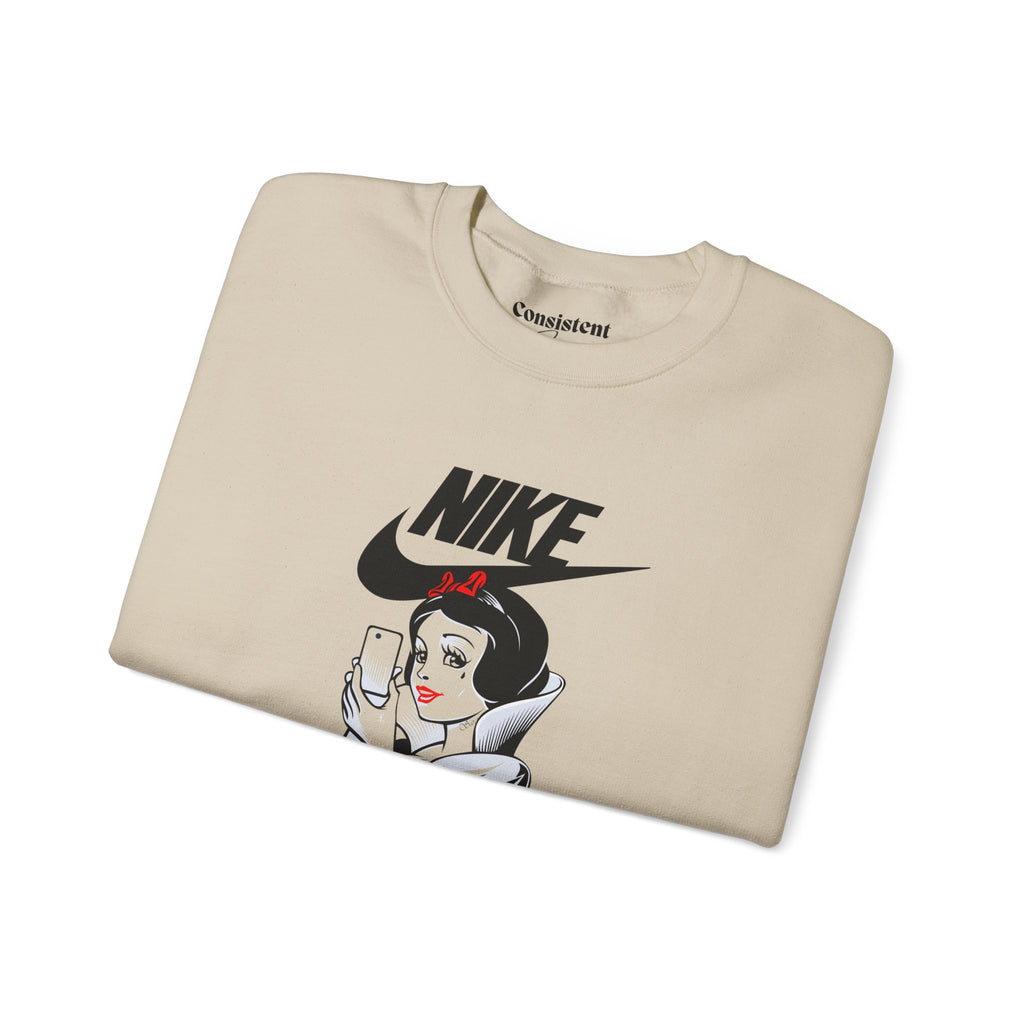 Snow White illustration Crewneck Sweatshirt | Nike style JUST DO IT graphic