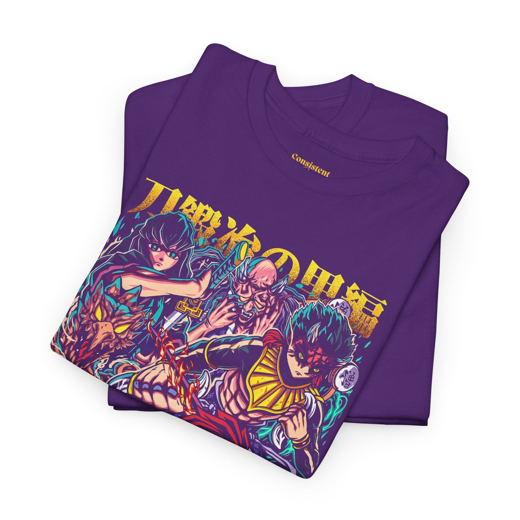 Anime Character Collage T-Shirt — Vibrant Manga Villains & Heroes Graphic Tee
