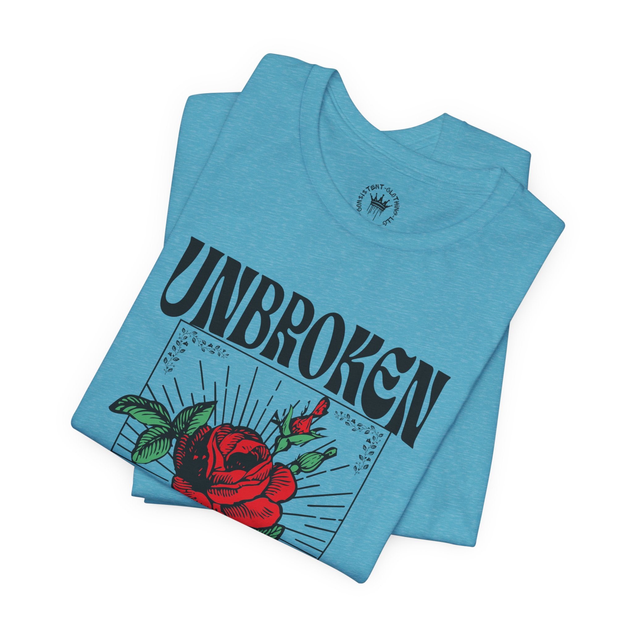 Unbroken Rose T-Shirt — Vintage Red Rose Graphic Tee