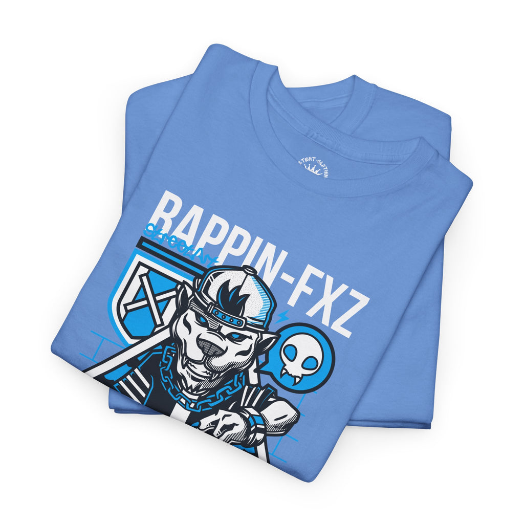 Rappin-FXZ Graphic Tee — Retro Cyberpunk DJ Skull T-Shirt