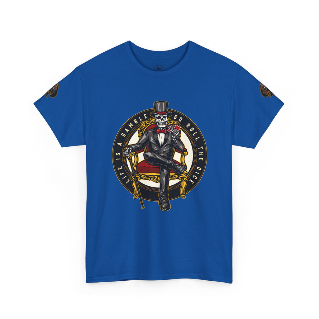 Life Is A Gamble - Top Hat Skeleton T-Shirt