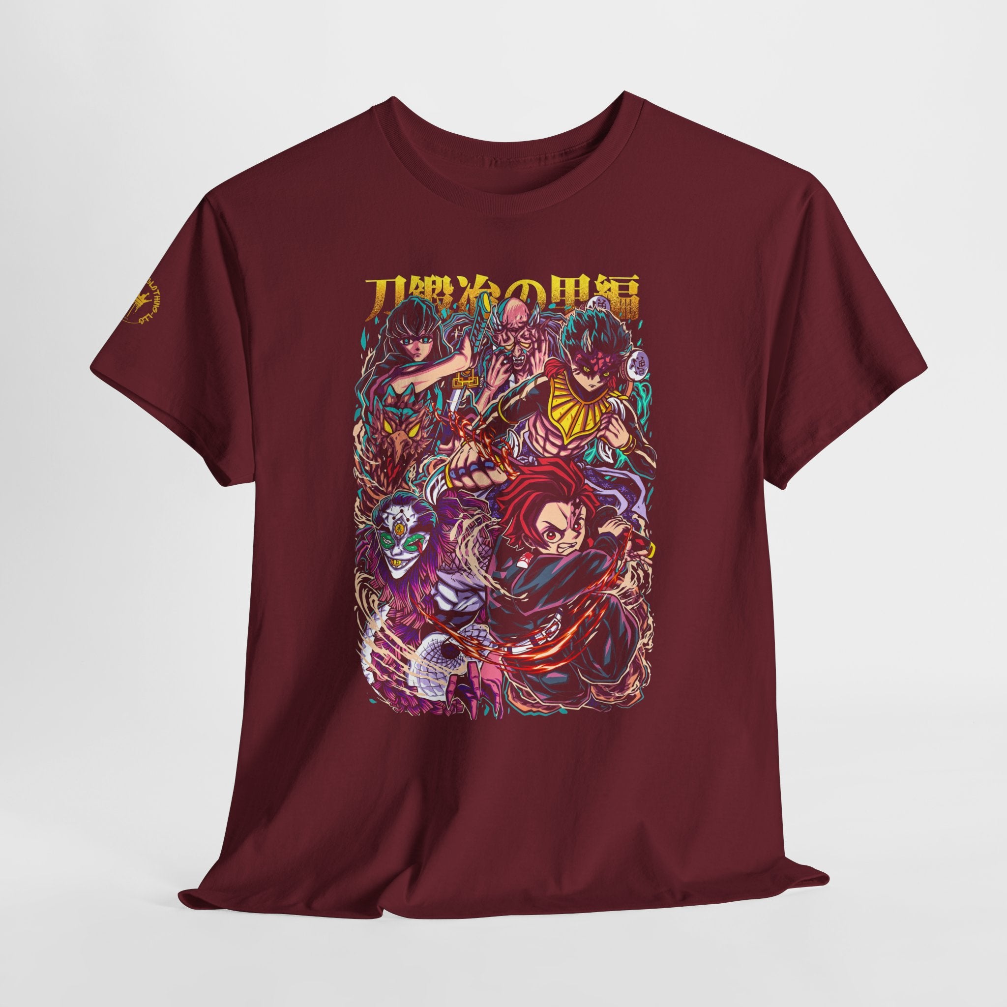 Anime Character Collage T-Shirt — Vibrant Manga Villains & Heroes Graphic Tee
