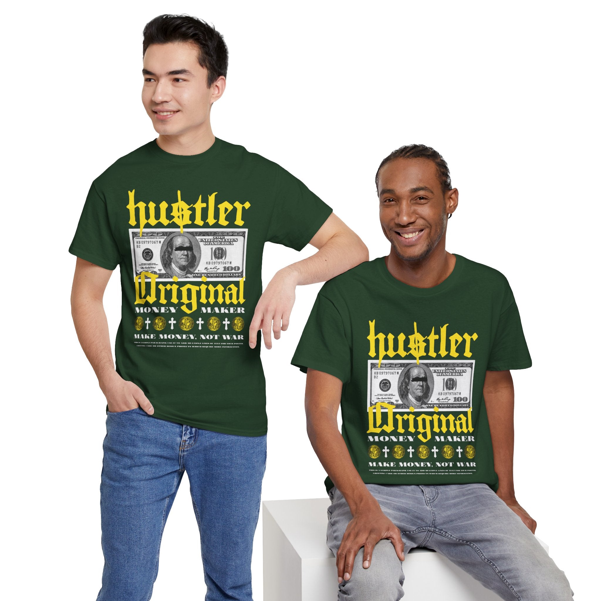 Hustler Original Money Maker Tee — Graphic Streetwear Shirt