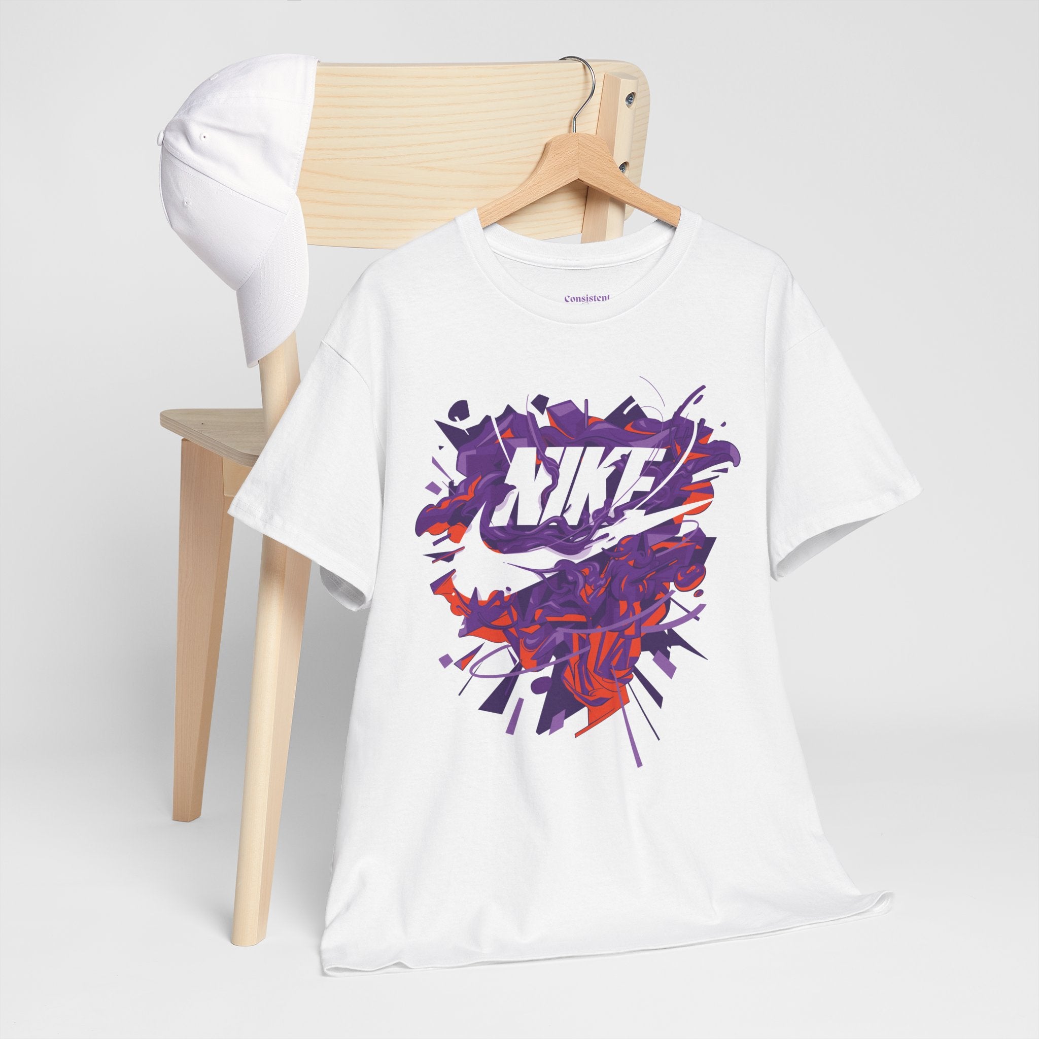 Graphic Tee-Nike Swoosh Splash