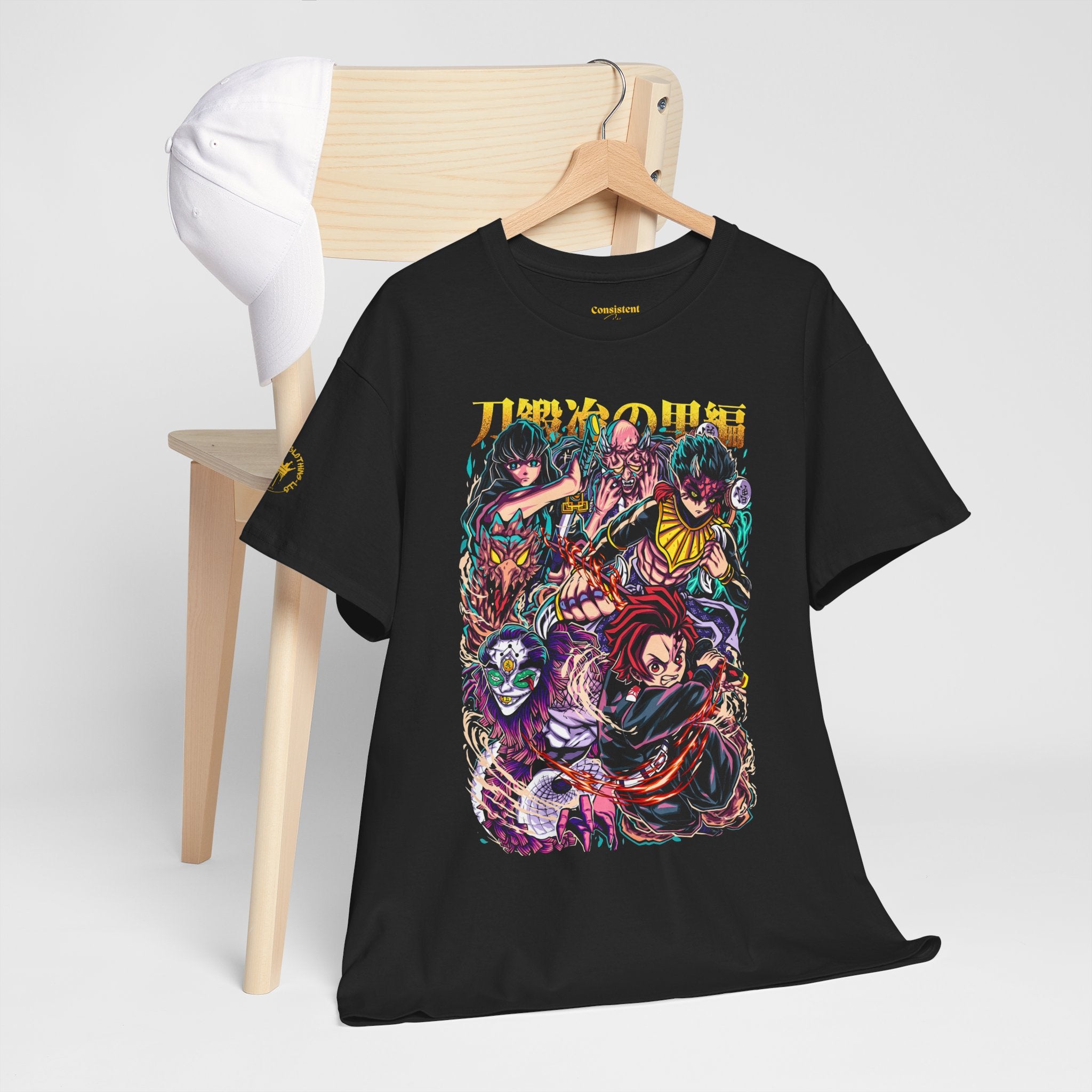 Anime Character Collage T-Shirt — Vibrant Manga Villains & Heroes Graphic Tee
