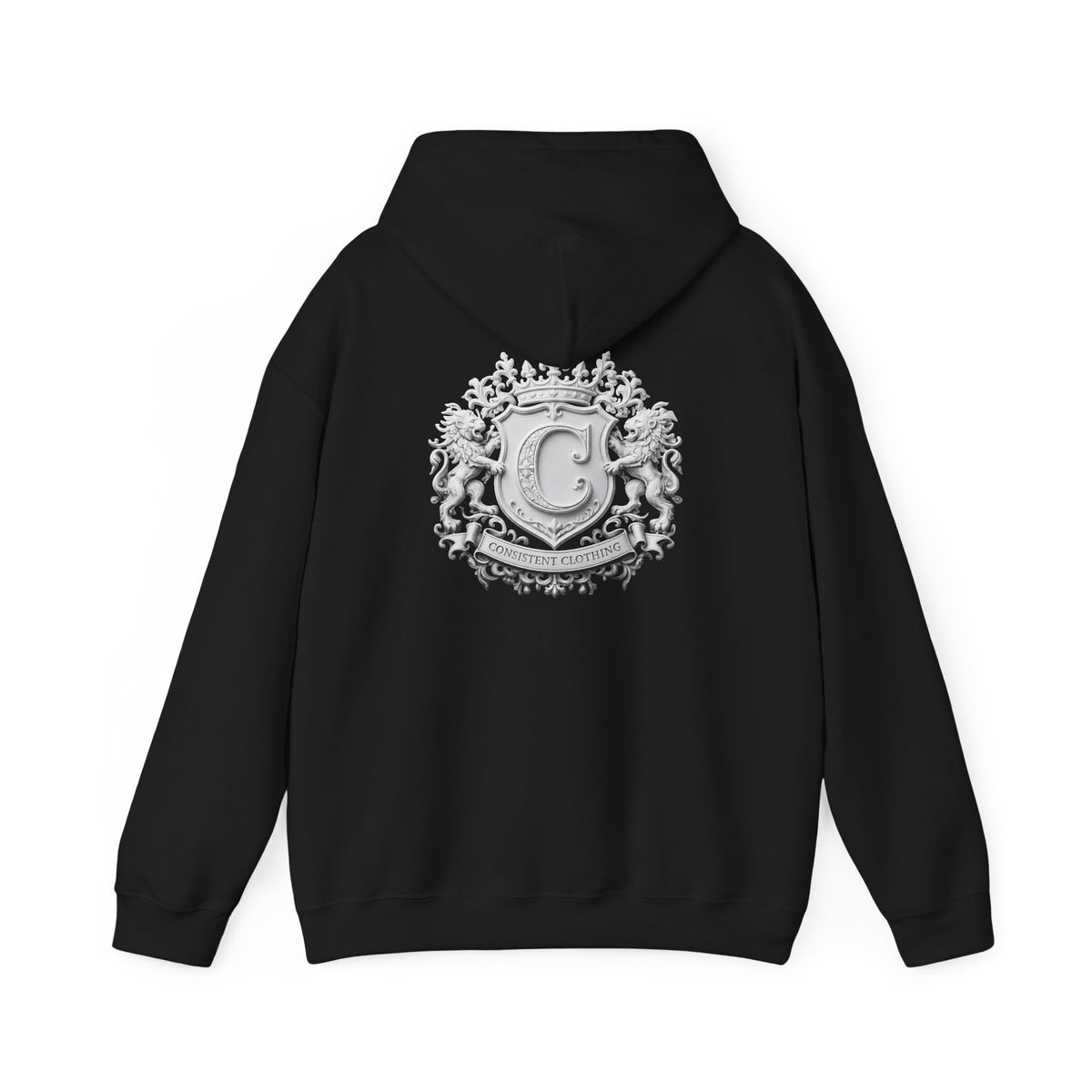 Consistent Clothing Crest Hoodie — Vintage Collegiate Logo Pullover