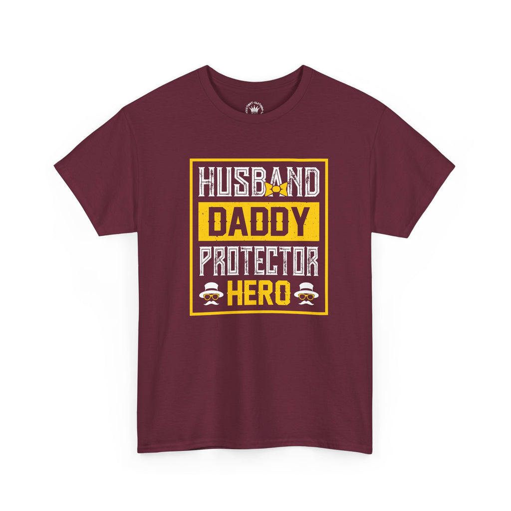 Husband Daddy Protector Hero Tee – Father’s Day Gift Shirt