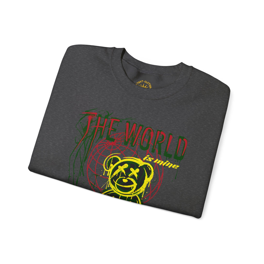 The World Is Mine Teddy Crewneck Sweatshirt