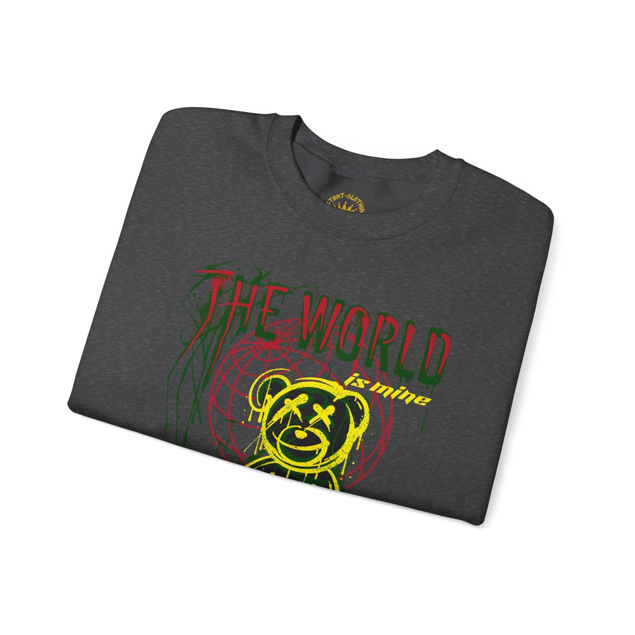 The World Is Mine Teddy Crewneck Sweatshirt