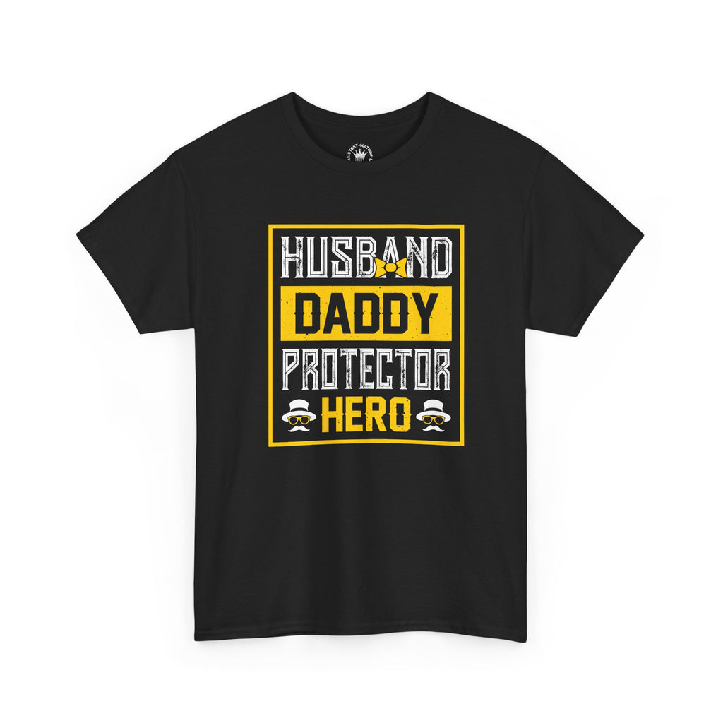 Husband Daddy Protector Hero Tee – Father’s Day Gift Shirt