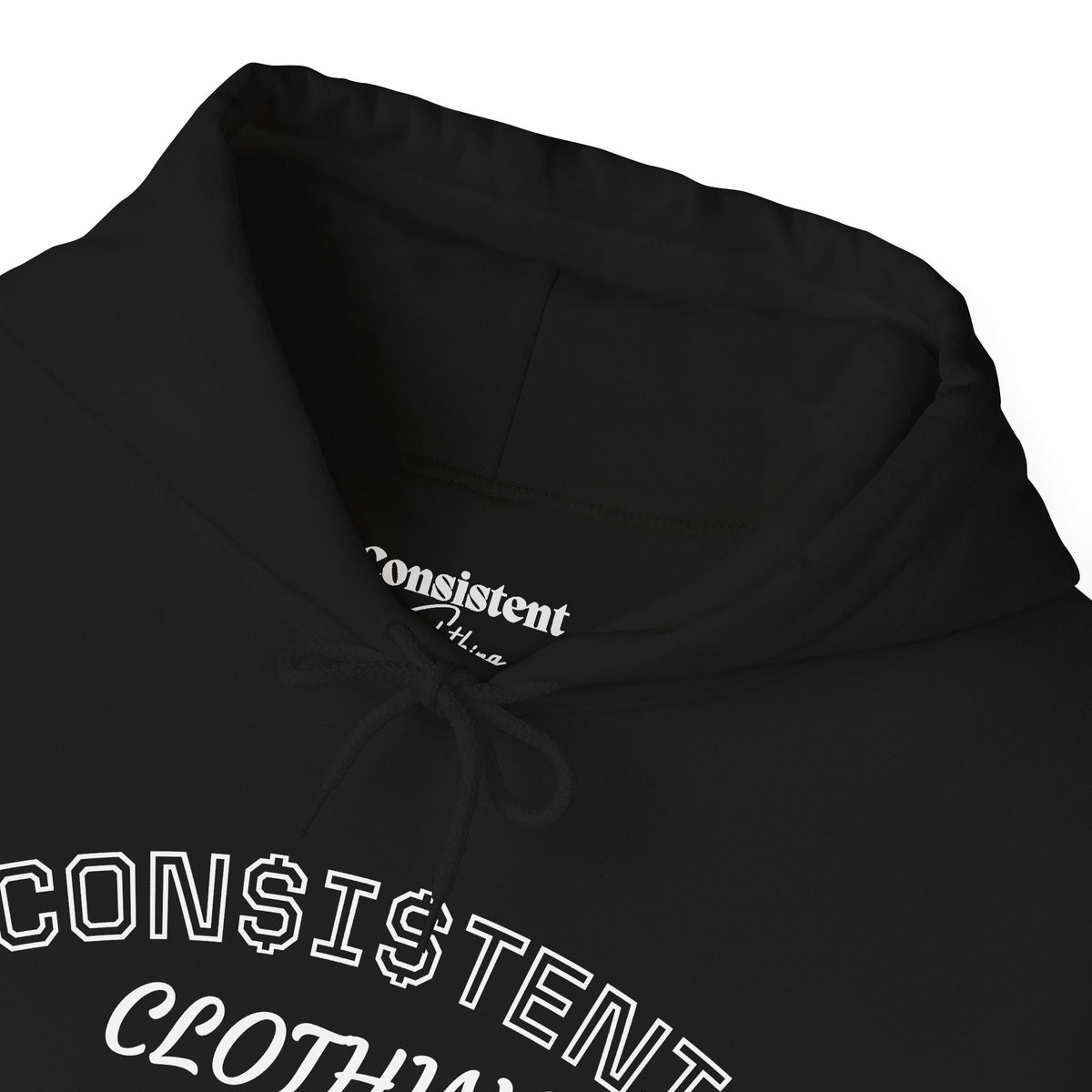 Consistent Clothing Crest Hoodie — Vintage Collegiate Logo Pullover
