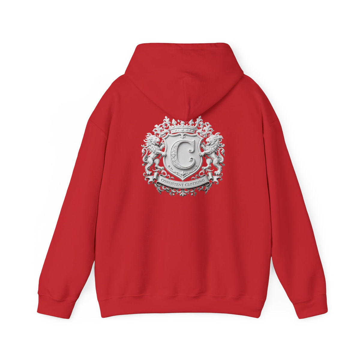 Consistent Clothing Crest Hoodie — Vintage Collegiate Logo Pullover