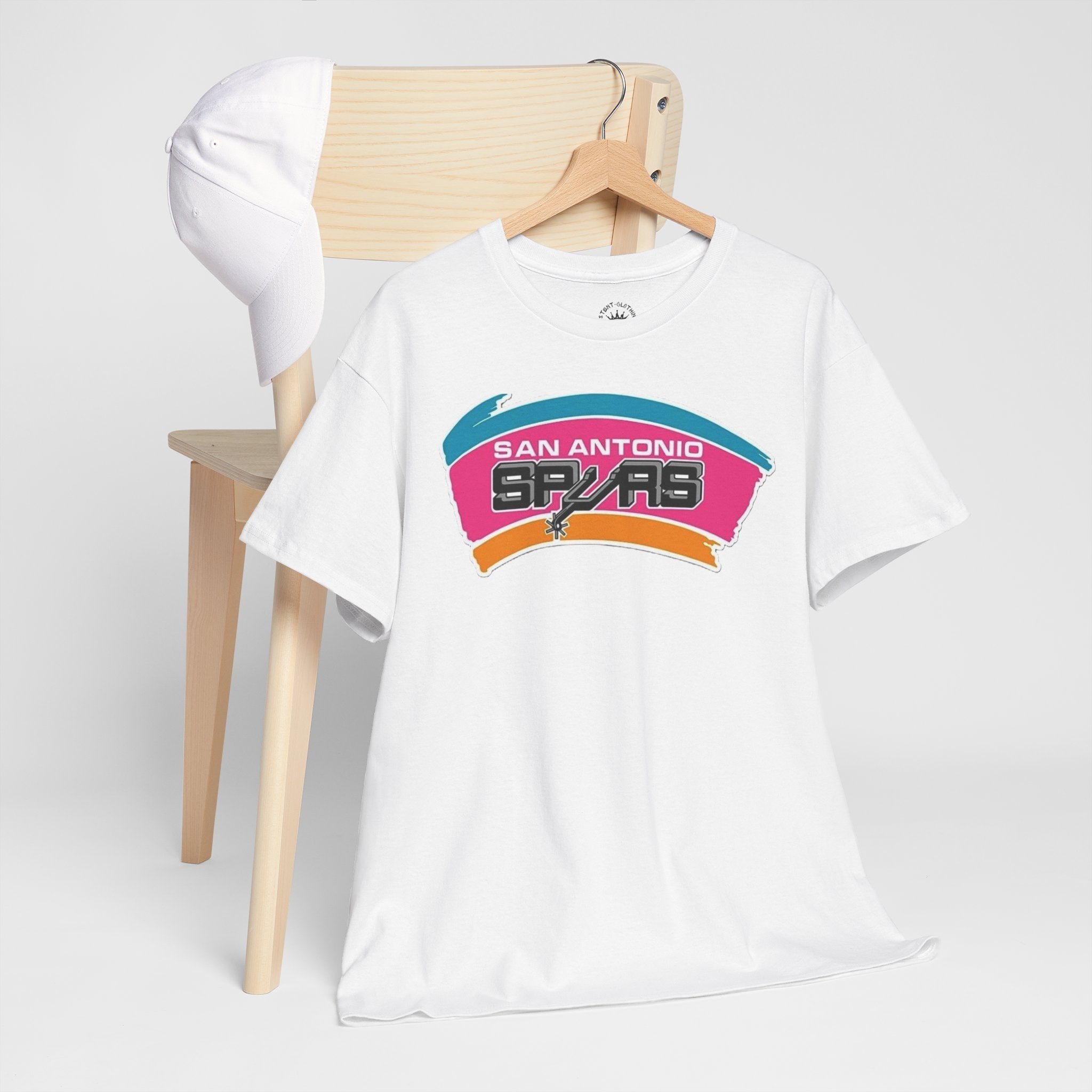 San Antonio Retro Basketball Fan T‑Shirt