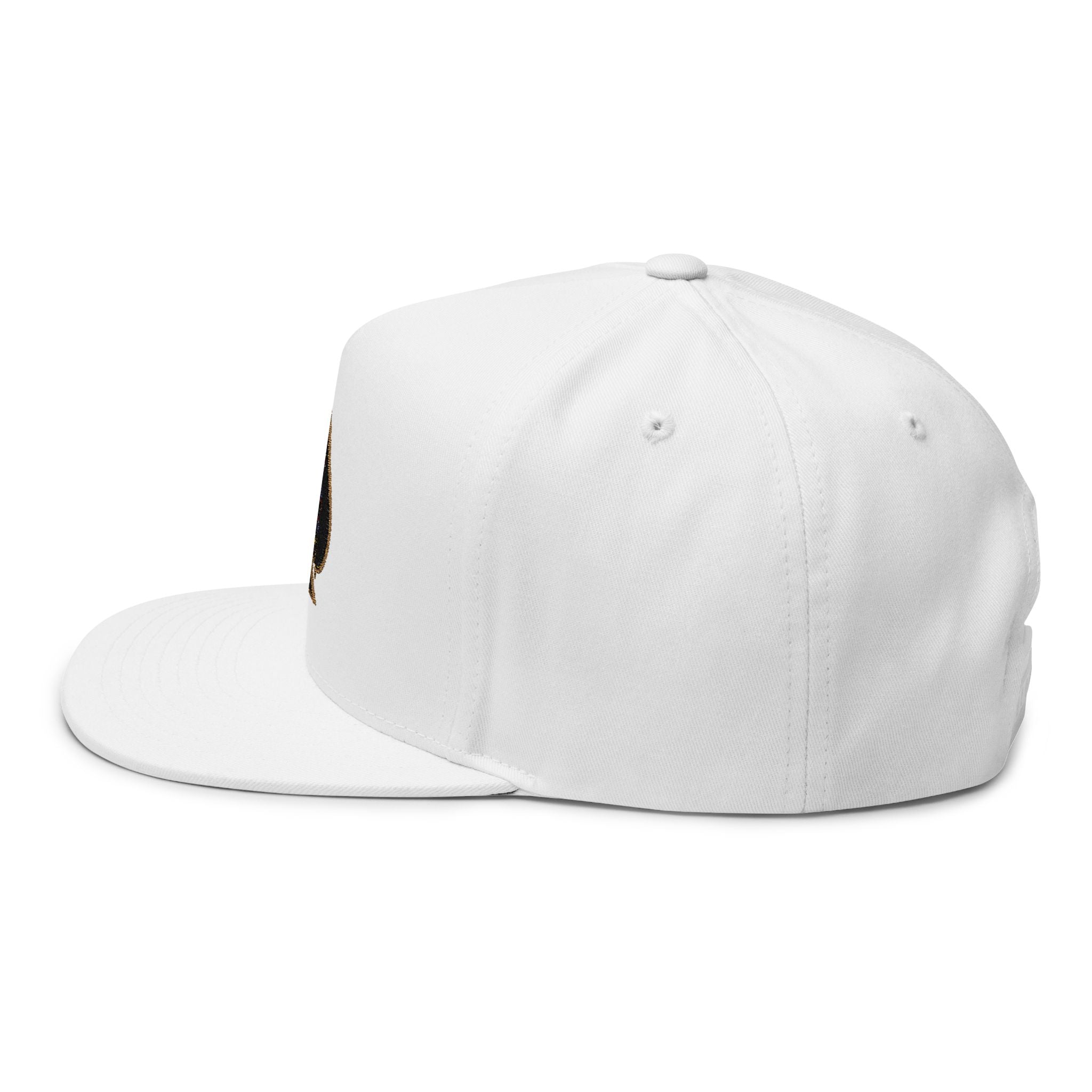Ace of Spades Embroidered Flat Bill Hats