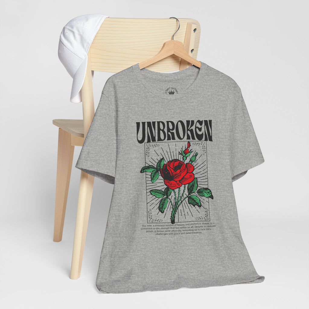 Unbroken Rose T-Shirt — Vintage Red Rose Graphic Tee