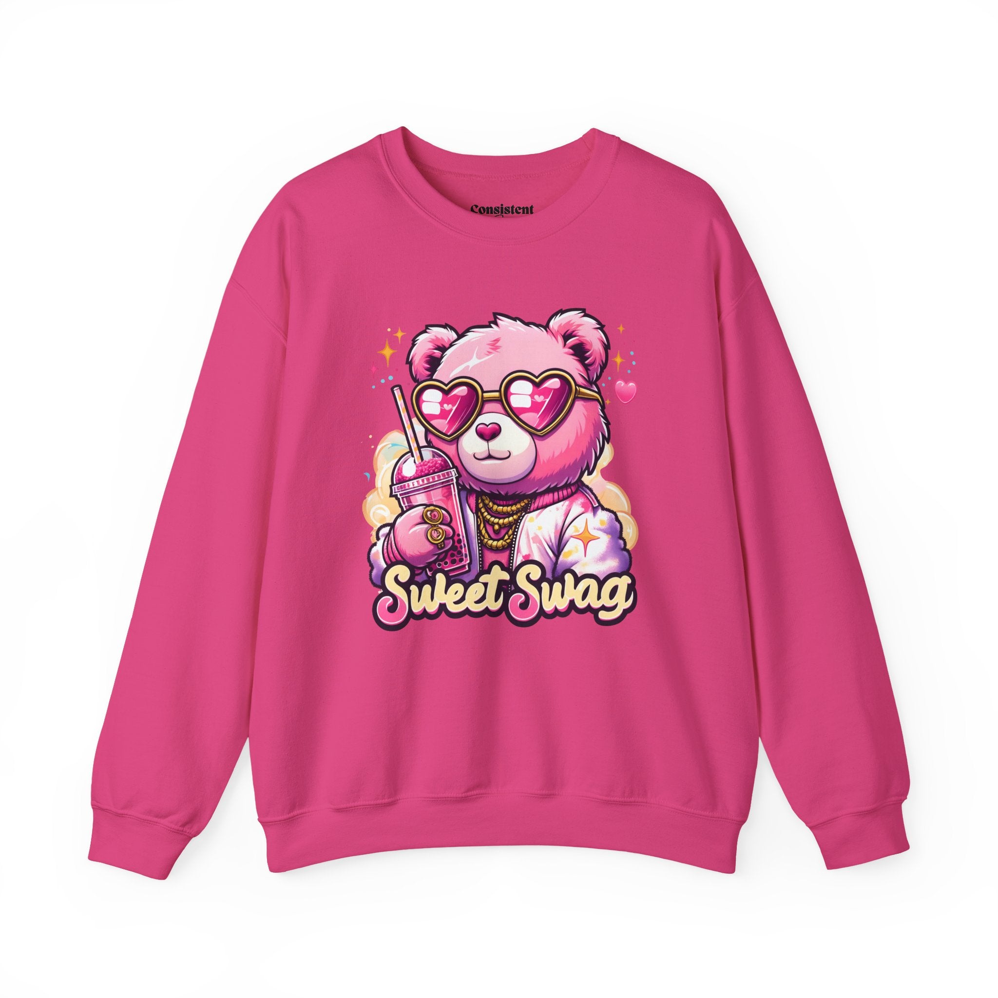 Pink Bear Sweet Swag Sweatshirt | Cute Graphic