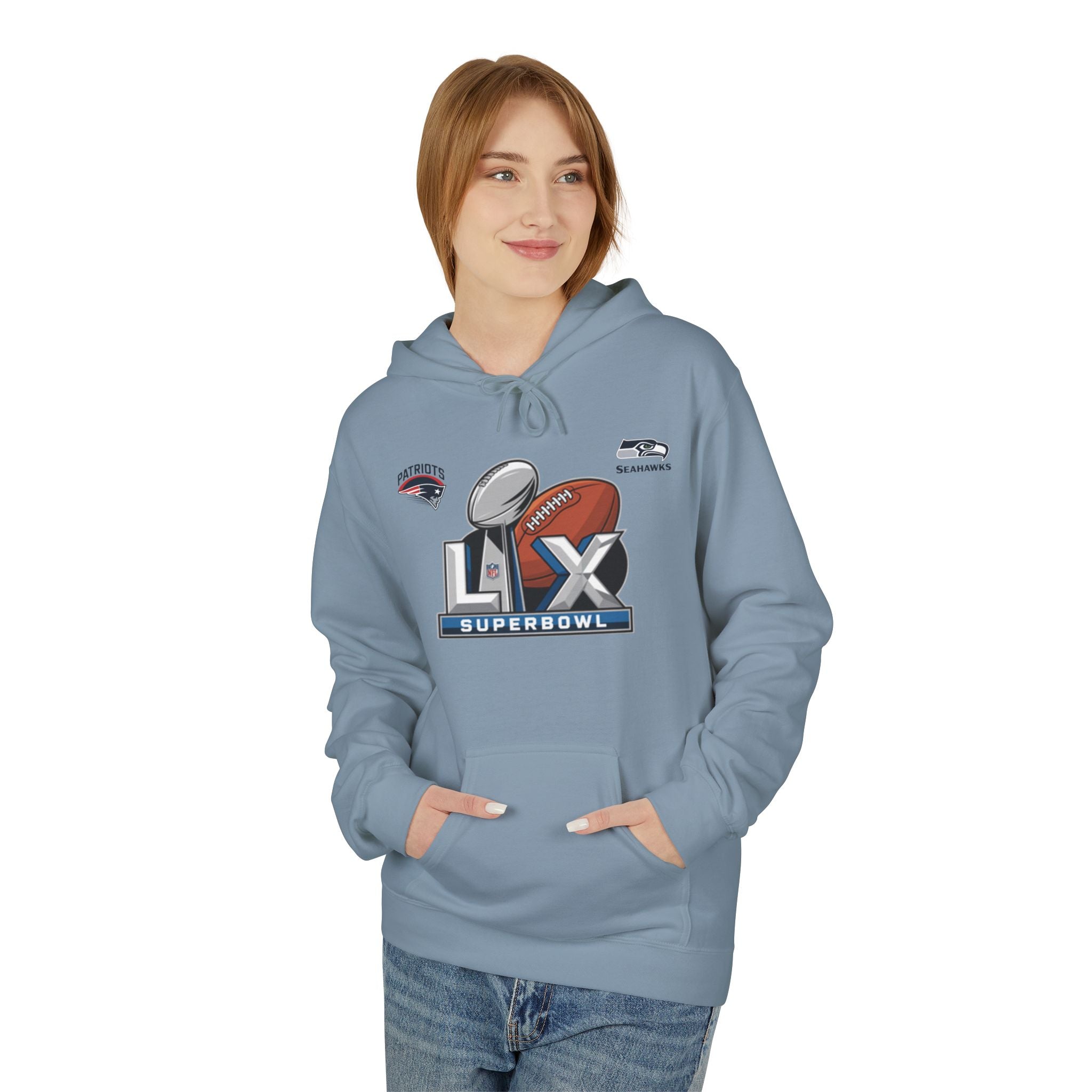 Super Bowl LX Logo Hoodie | Football Championship Pullover
