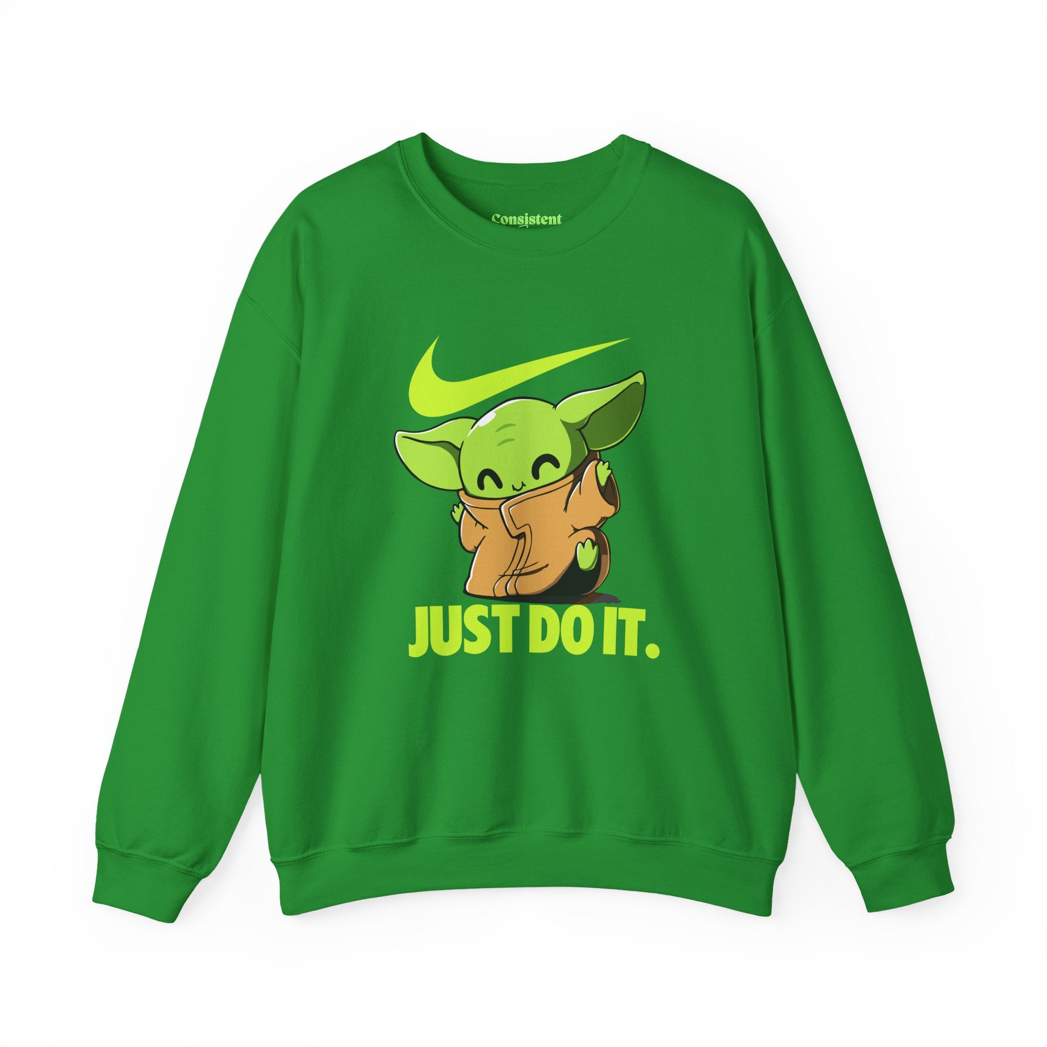 Neon Swoosh Just Do It Graphic Sweatshirt