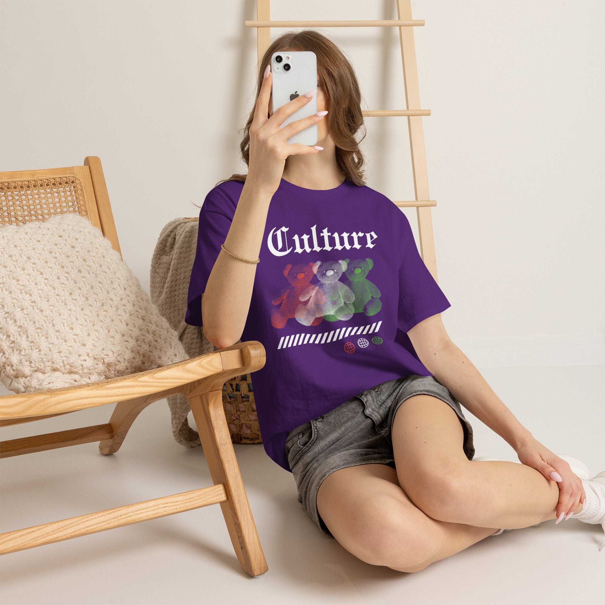 Culture Teddy Bears Graphic Streetwear T-Shirt