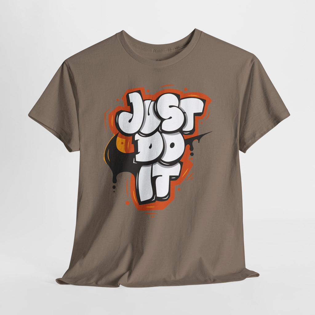 Just Do It graffiti tee | Motivational slogan tee