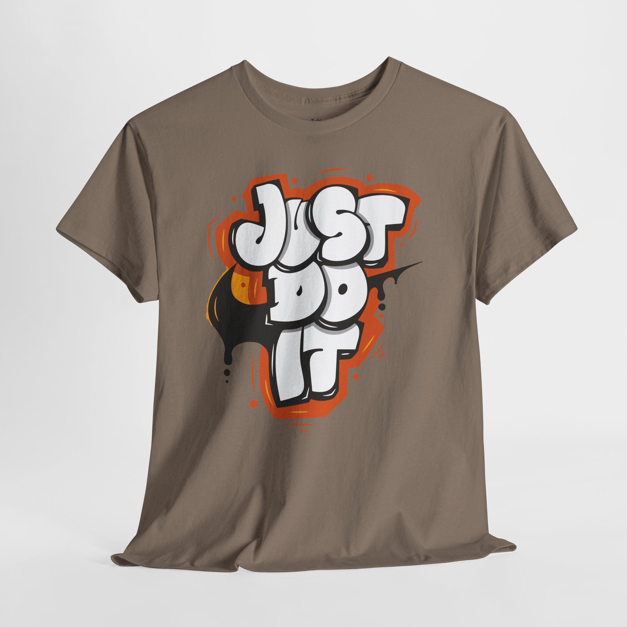 Just Do It graffiti tee | Motivational slogan tee