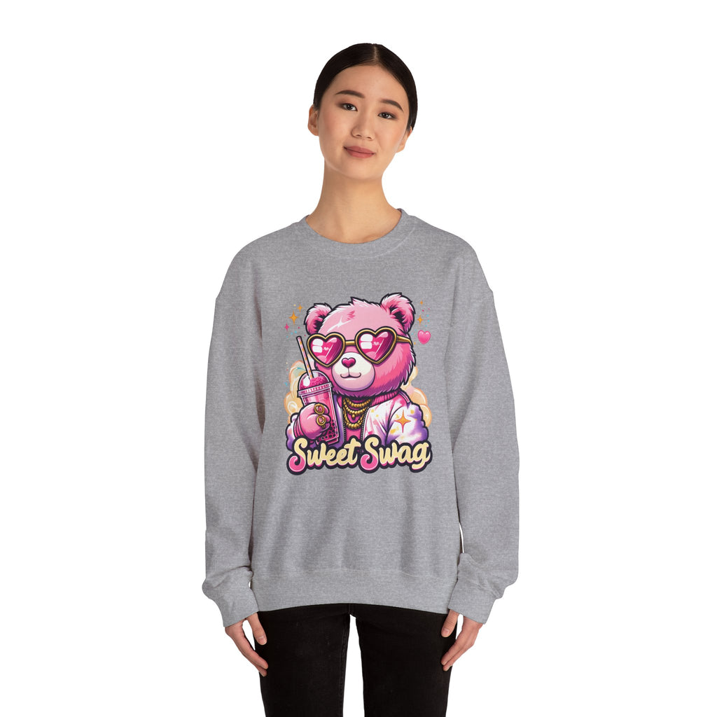 Pink Bear Sweet Swag Sweatshirt | Cute Graphic