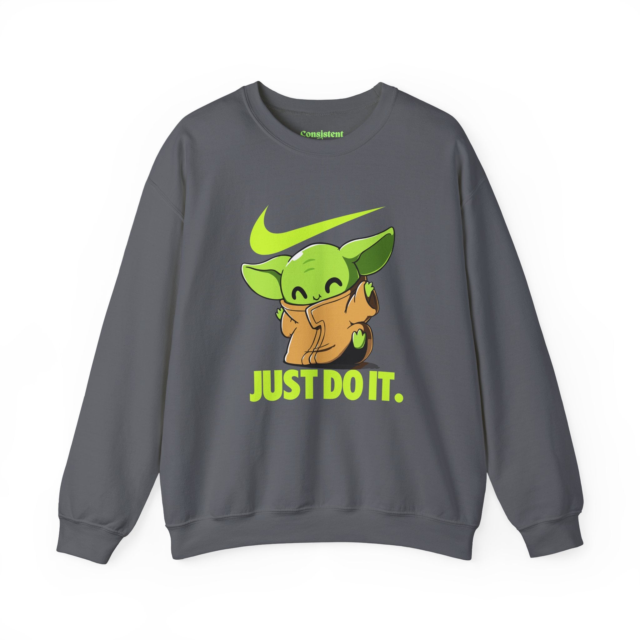 Neon Swoosh Just Do It Graphic Sweatshirt