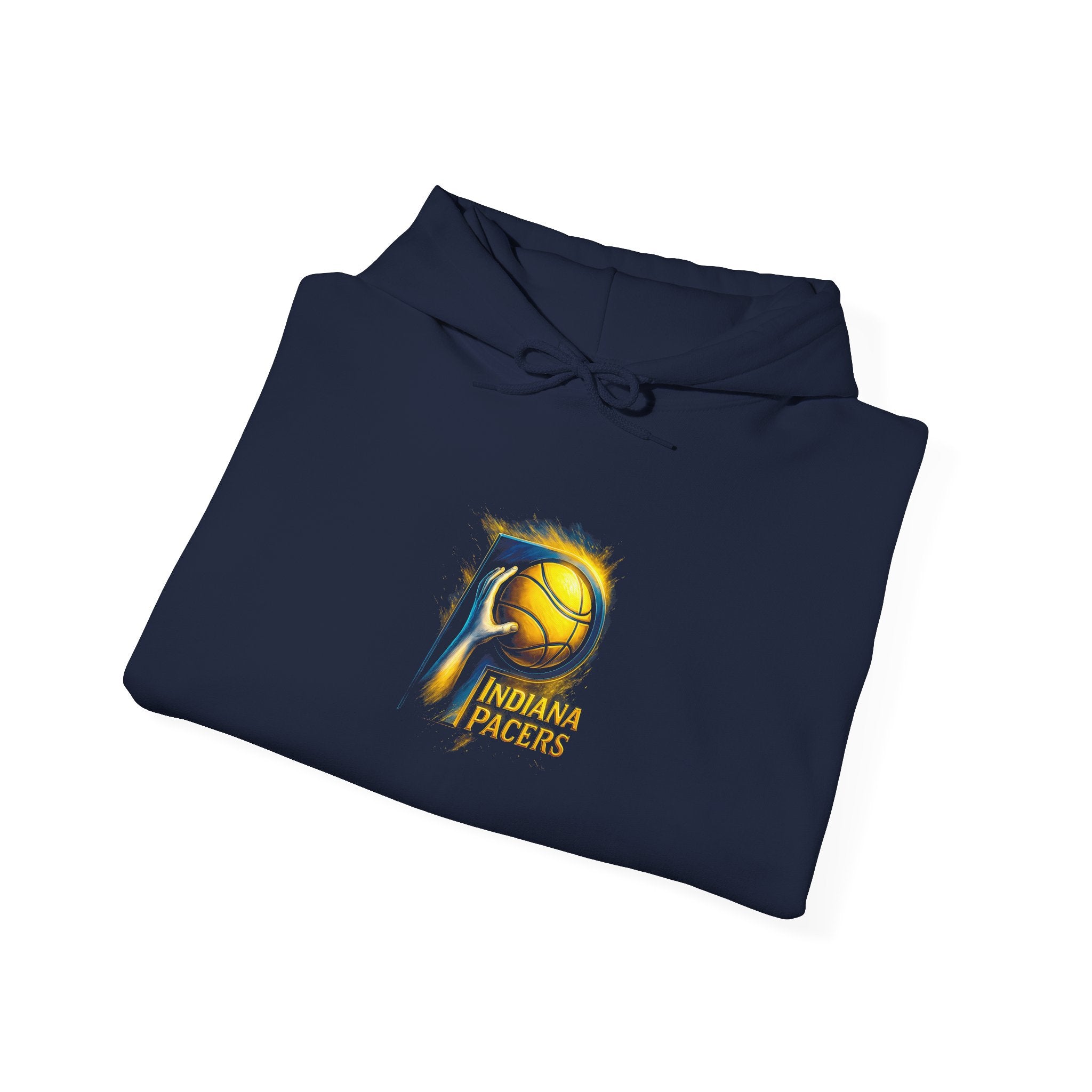 Indiana Pacers Basketball Hoodie | Swirling Ball Logo