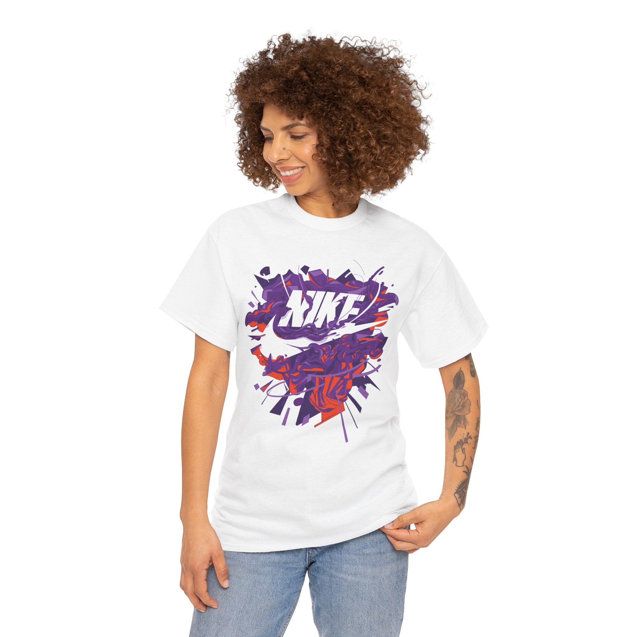 Graphic Tee-Nike Swoosh Splash