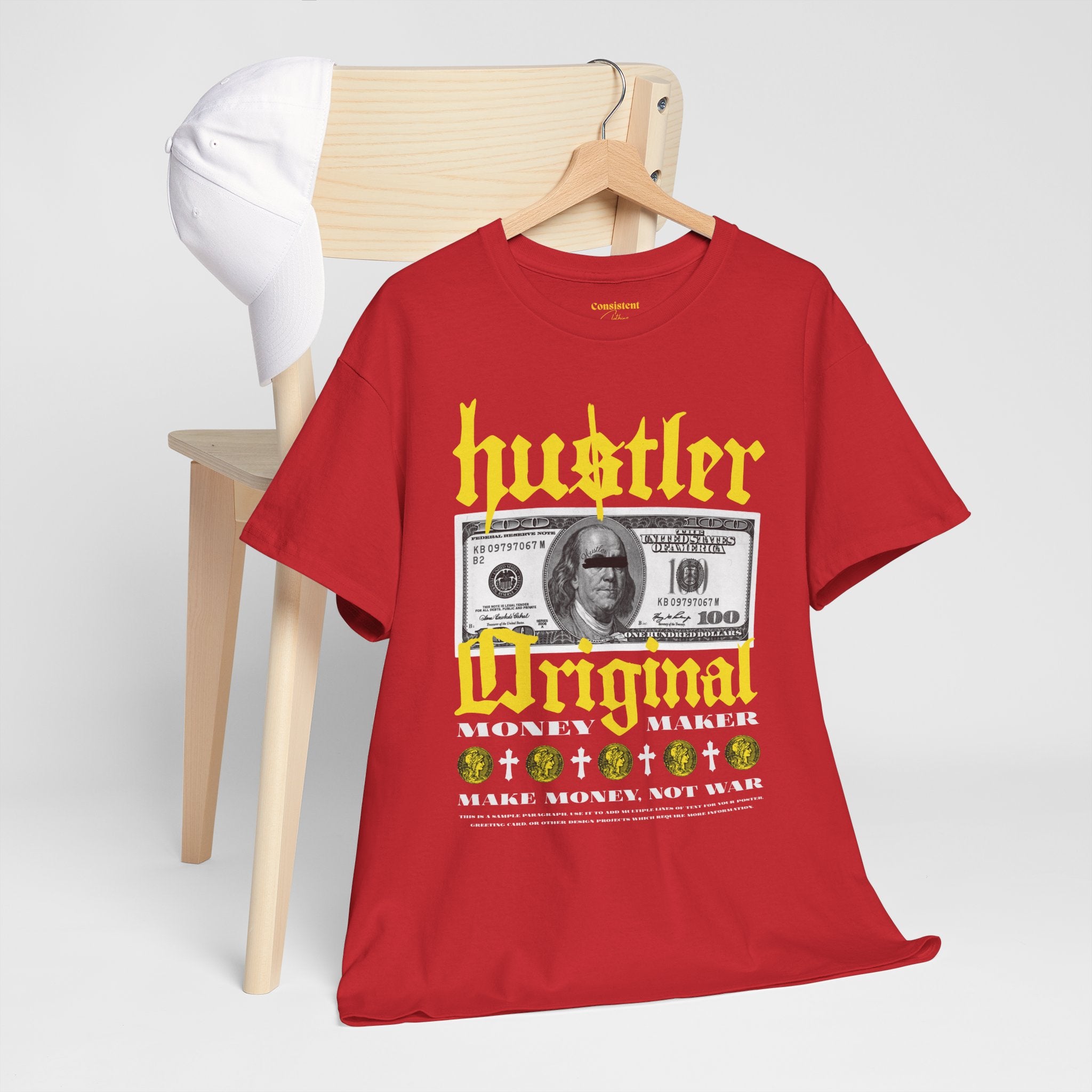 Hustler Original Money Maker Tee — Graphic Streetwear Shirt