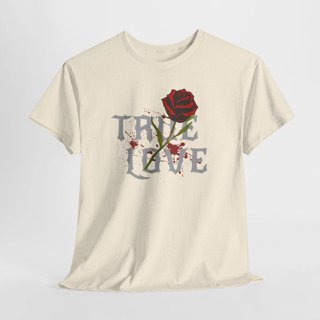 True Love Rose T-Shirt — Gothic Romance Graphic Tee