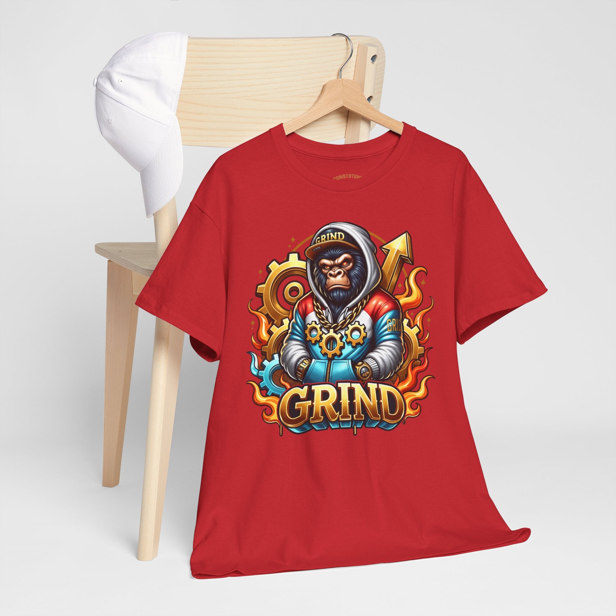 Grind Gorilla Tee — Motivational Streetwear T‑Shirt