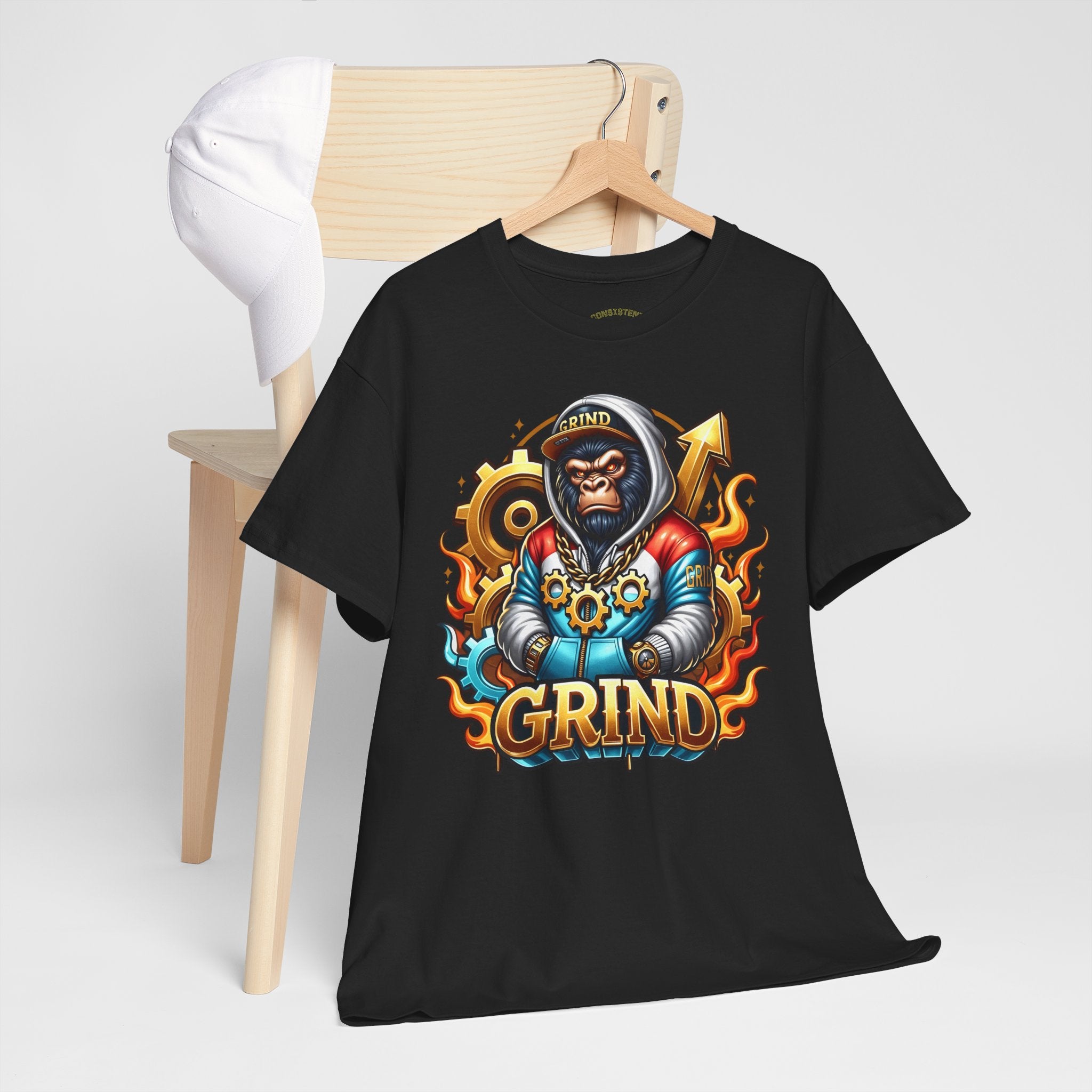 Grind Gorilla Tee — Motivational Streetwear T‑Shirt