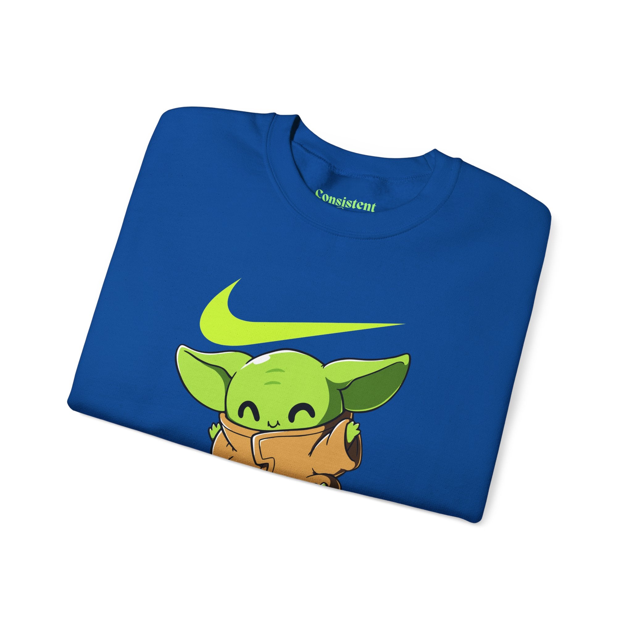 Neon Swoosh Just Do It Graphic Sweatshirt