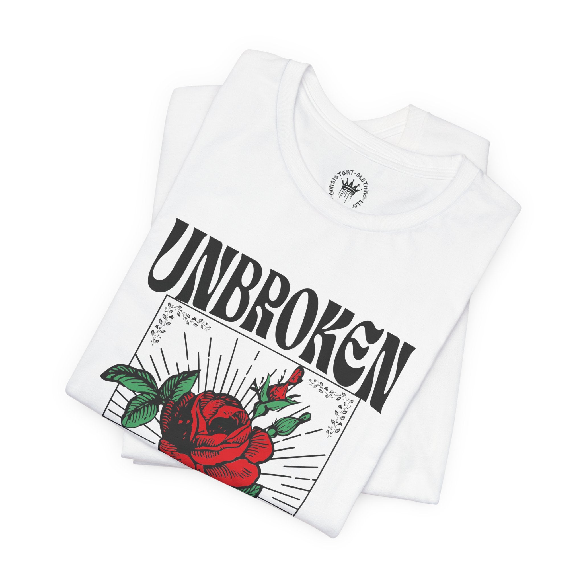 Unbroken Rose T-Shirt — Vintage Red Rose Graphic Tee