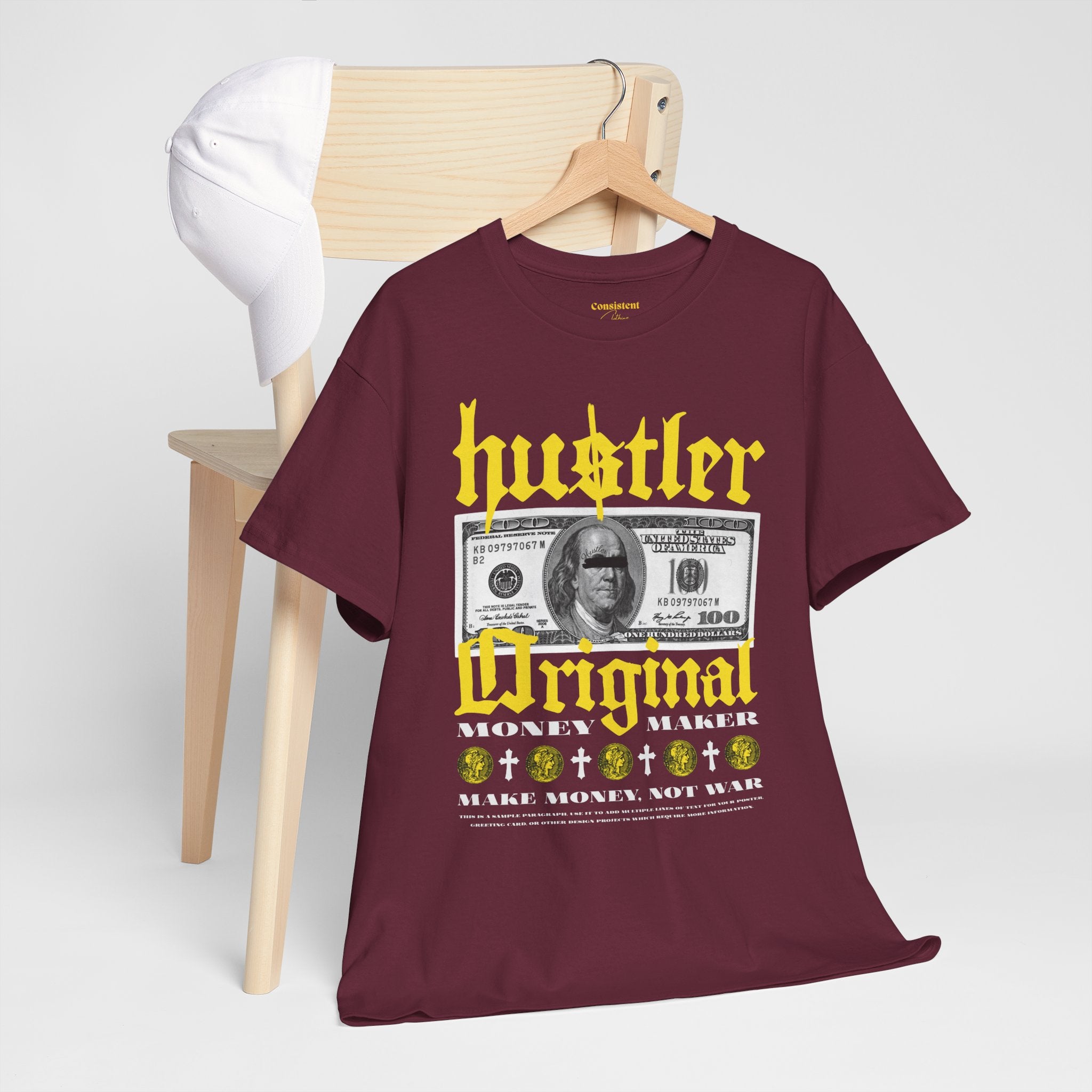Hustler Original Money Maker Tee — Graphic Streetwear Shirt
