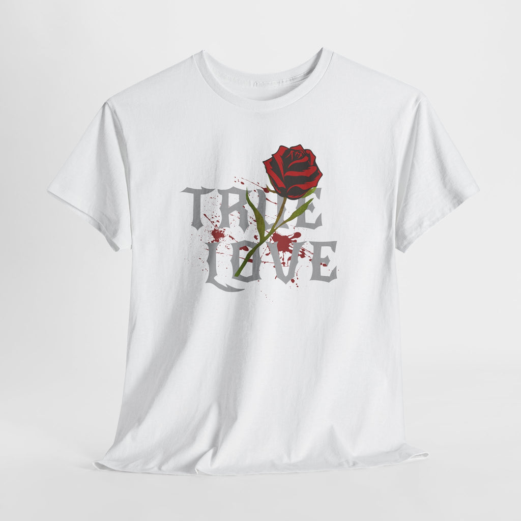 True Love Rose T-Shirt — Gothic Romance Graphic Tee
