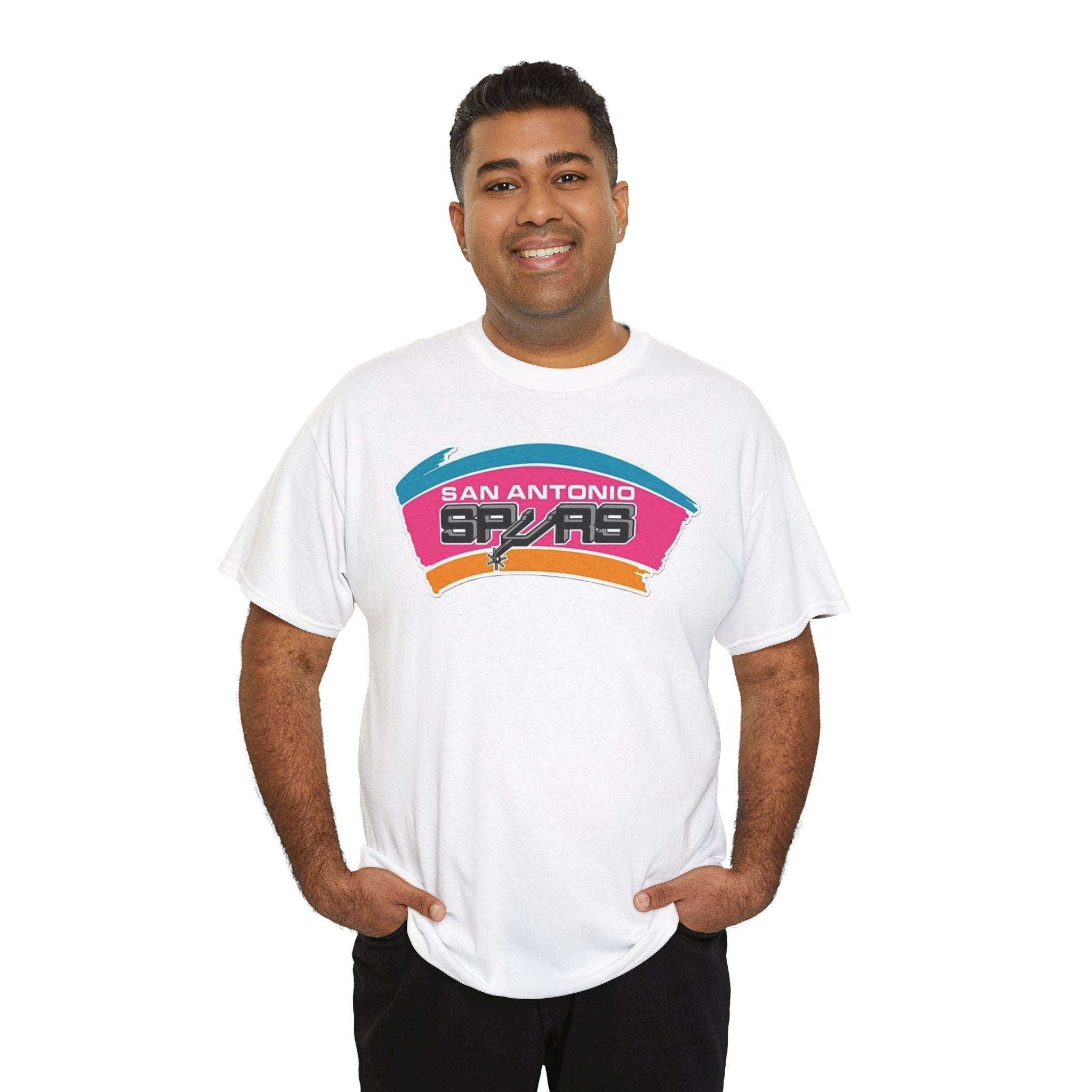 San Antonio Retro Basketball Fan T‑Shirt