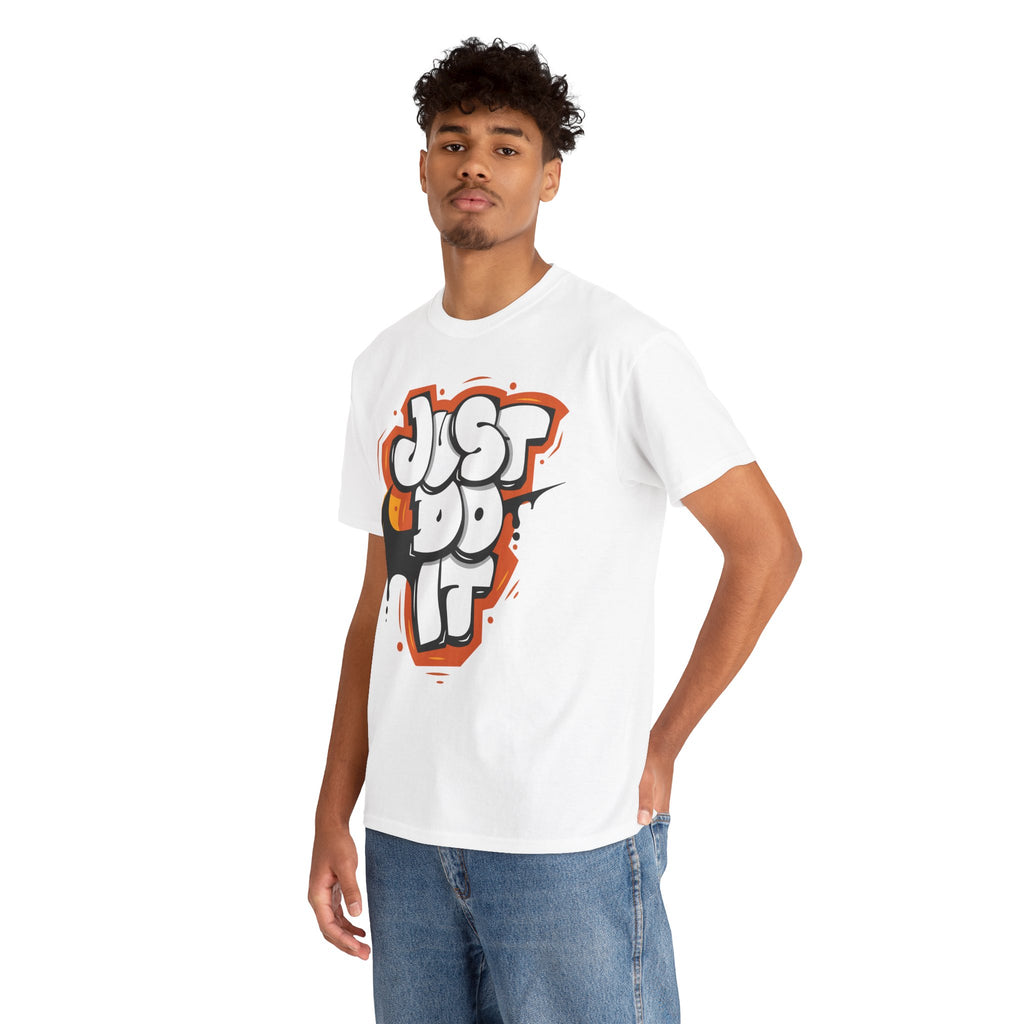Just Do It graffiti tee | Motivational slogan tee