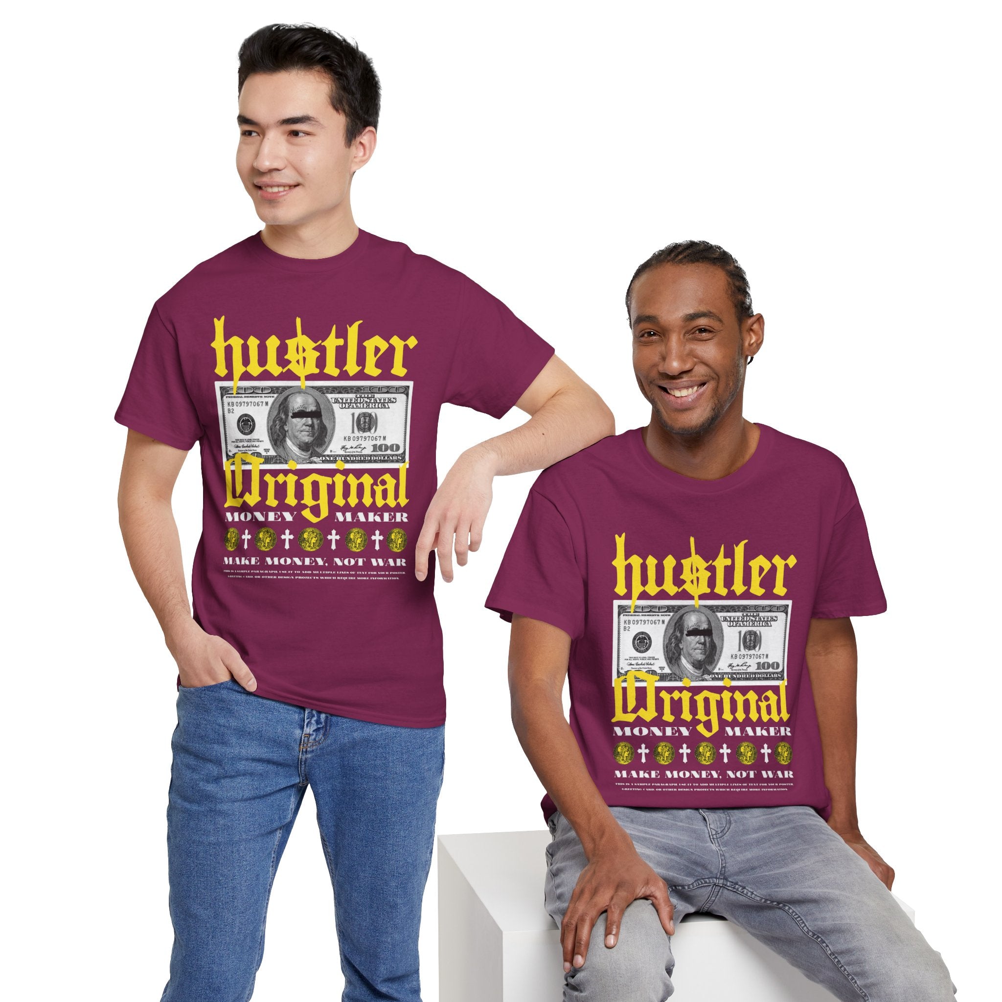 Hustler Original Money Maker Tee — Graphic Streetwear Shirt