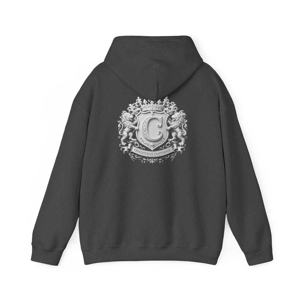 Consistent Clothing Crest Hoodie — Vintage Collegiate Logo Pullover