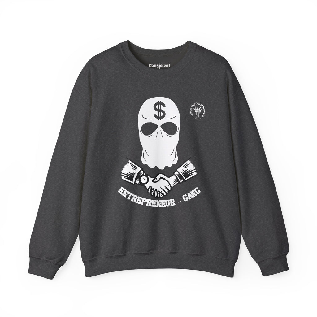 Entrepreneur Gang Crewneck Sweatshirt| Money Skull