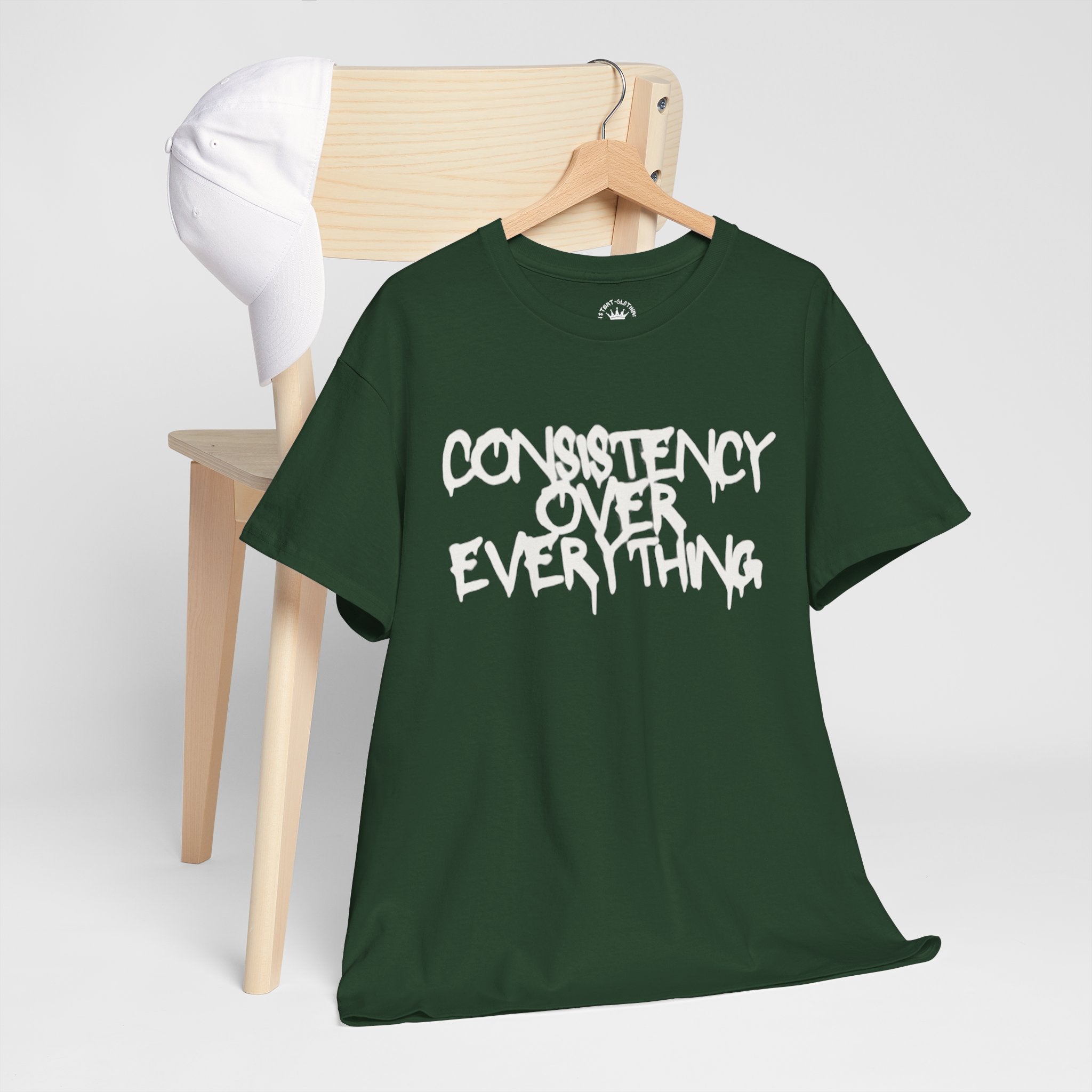 Consistency Over Everything T-Shirt — Motivational Streetwear Tee