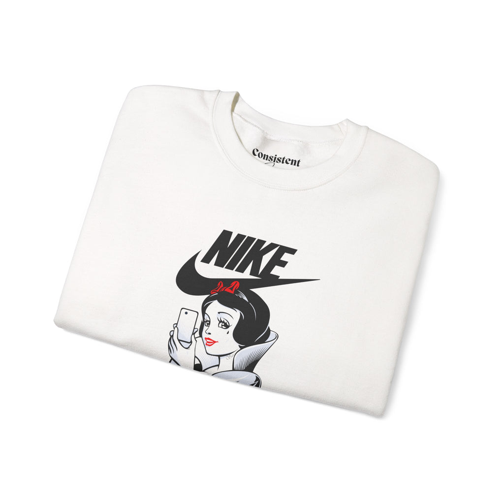 Snow White illustration Crewneck Sweatshirt | Nike style JUST DO IT graphic