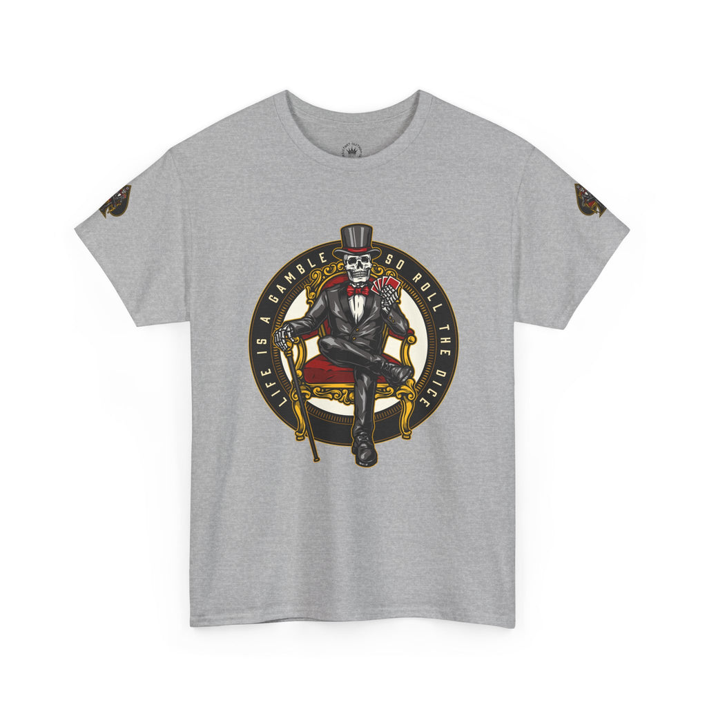 Life Is A Gamble - Top Hat Skeleton T-Shirt