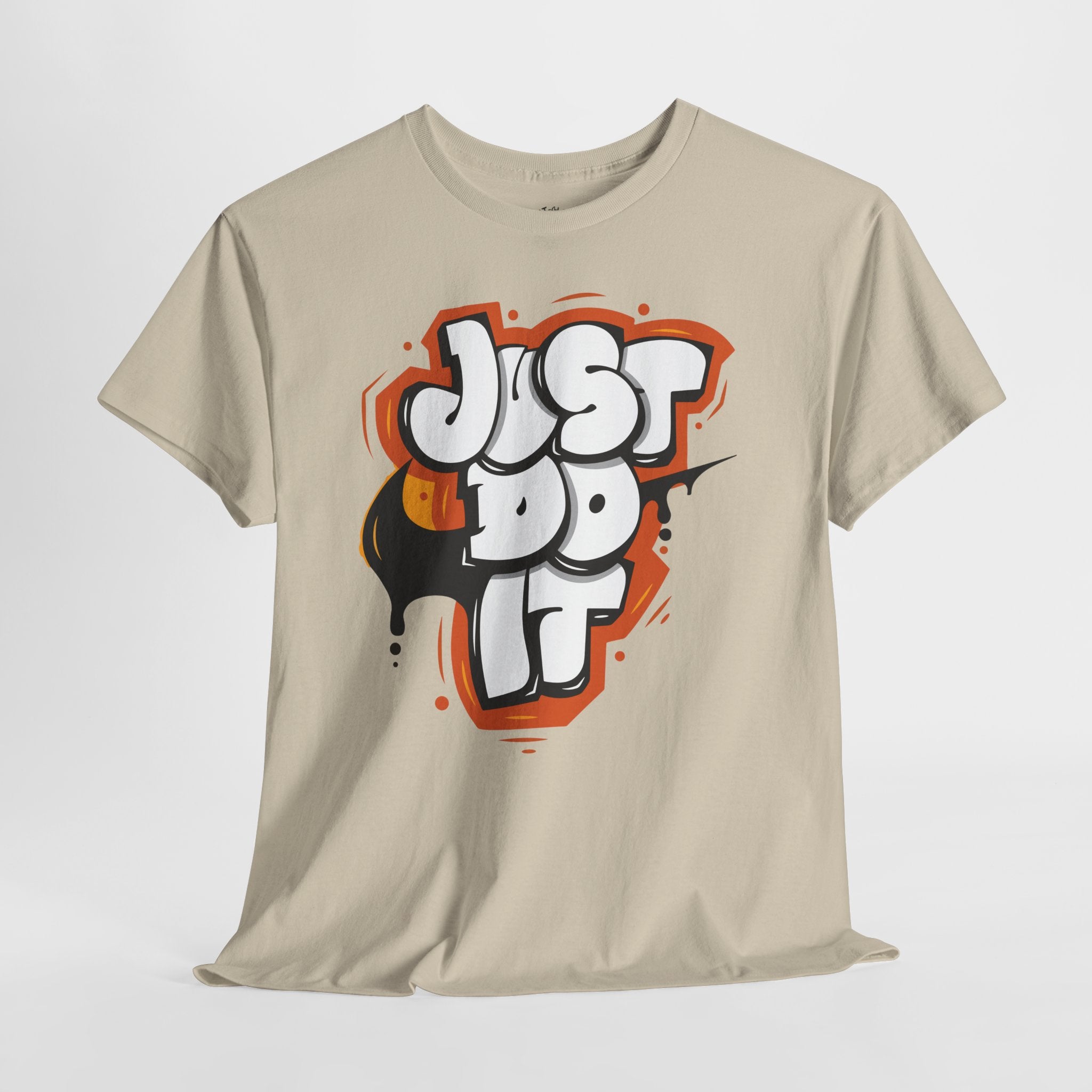 Just Do It graffiti tee | Motivational slogan tee