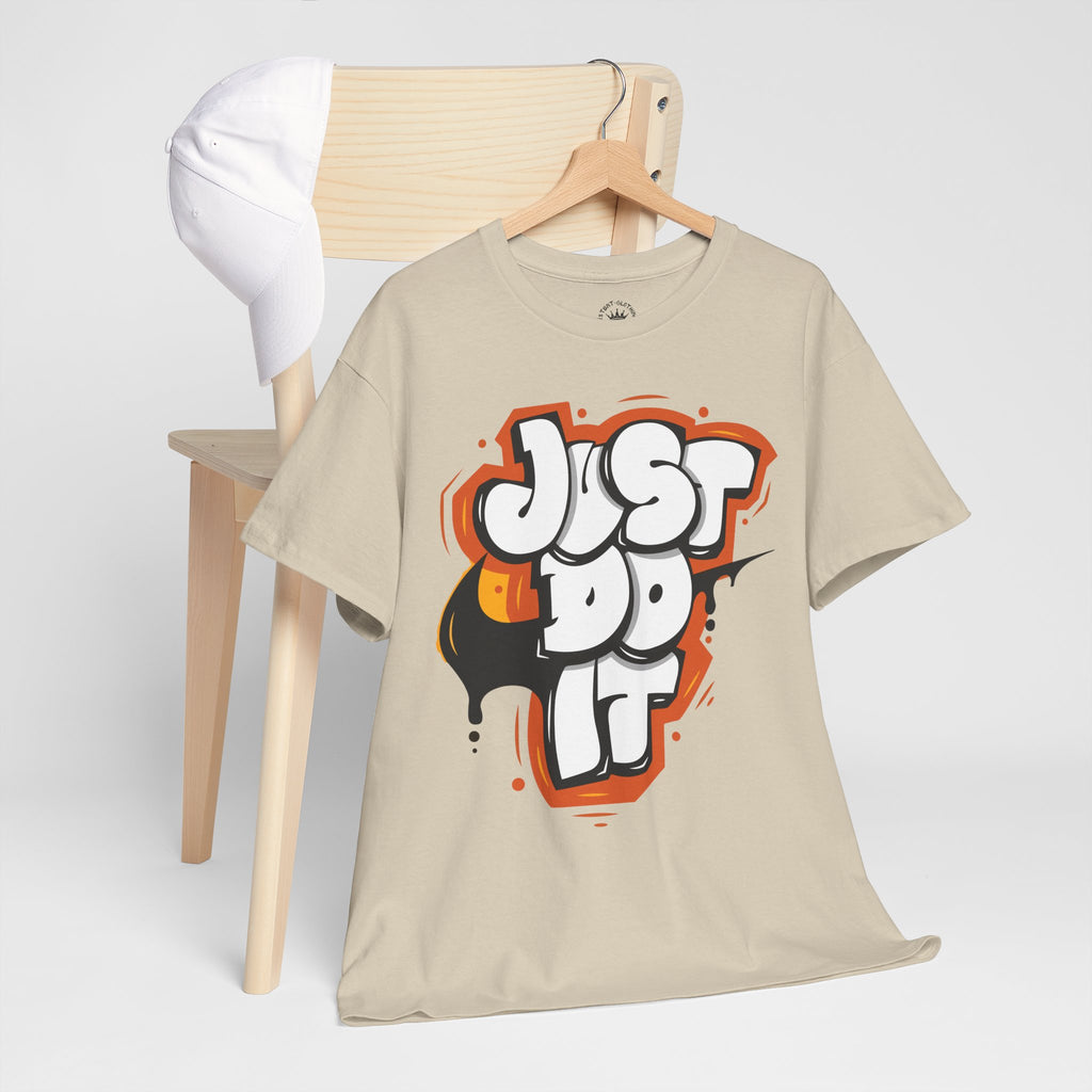Just Do It graffiti tee | Motivational slogan tee