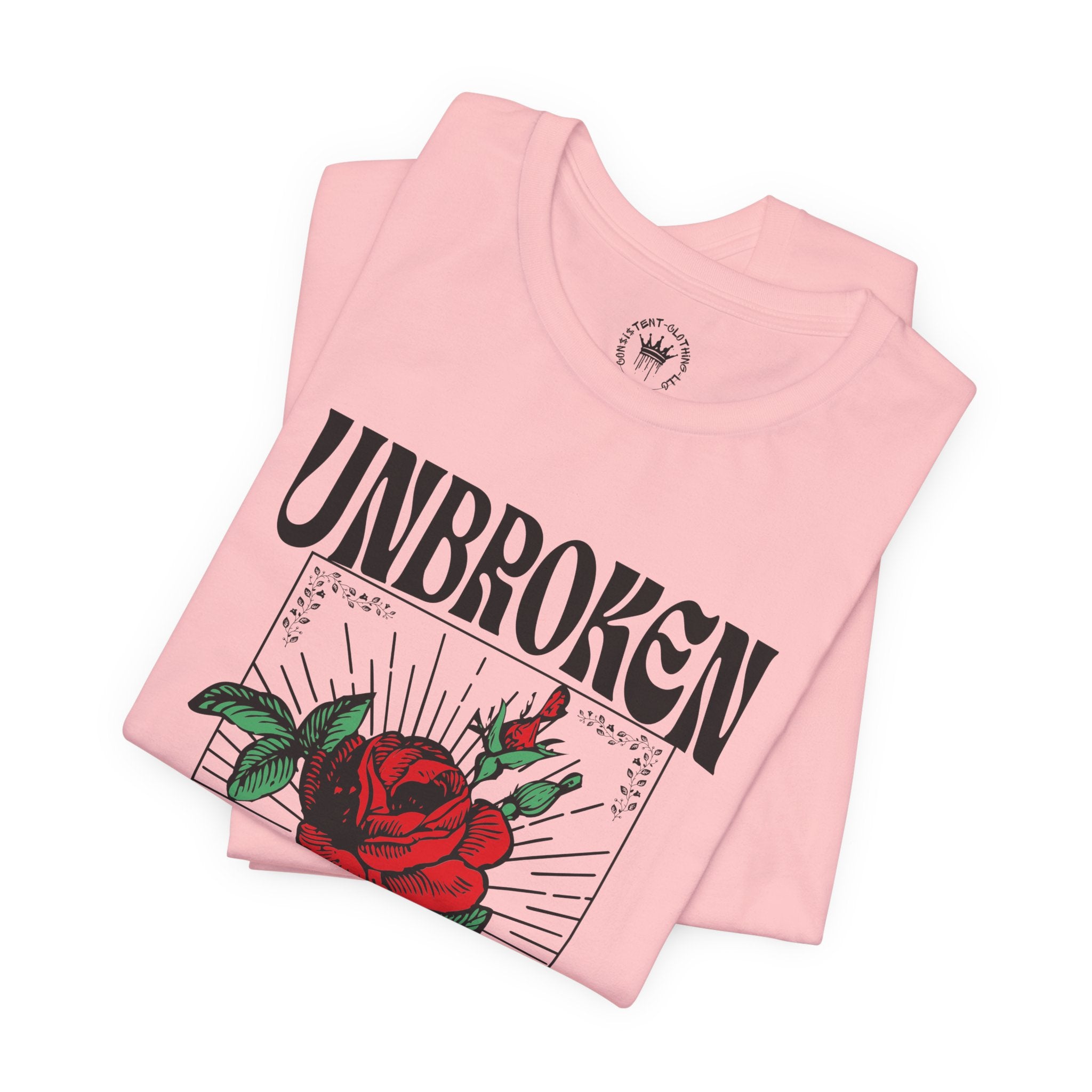 Unbroken Rose T-Shirt — Vintage Red Rose Graphic Tee